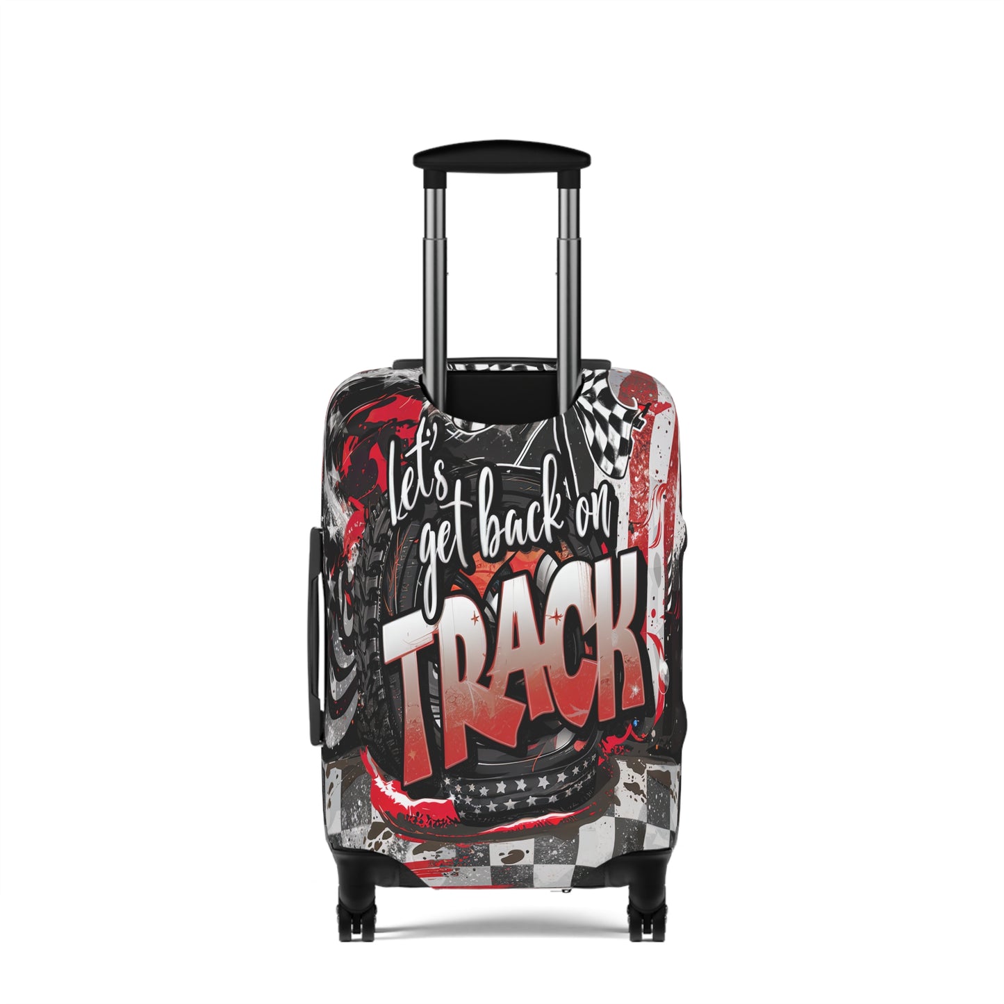 Luggage Cover, Lets get Back on Track, awd-1653