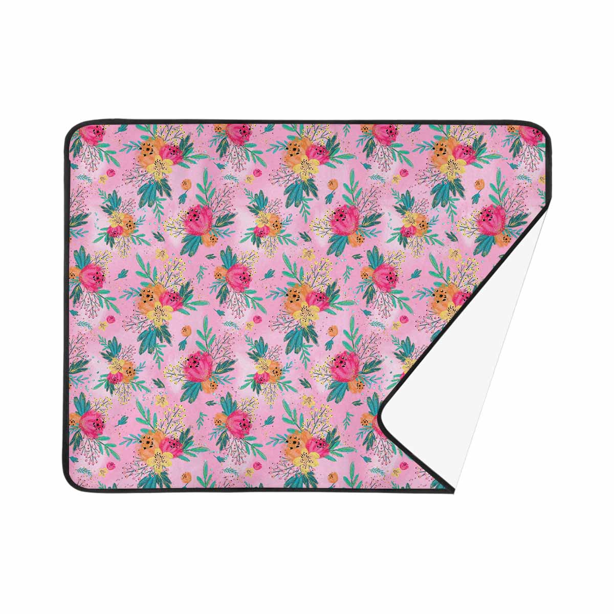 Australian Floral Pink  Beach Mats 78"x 60"