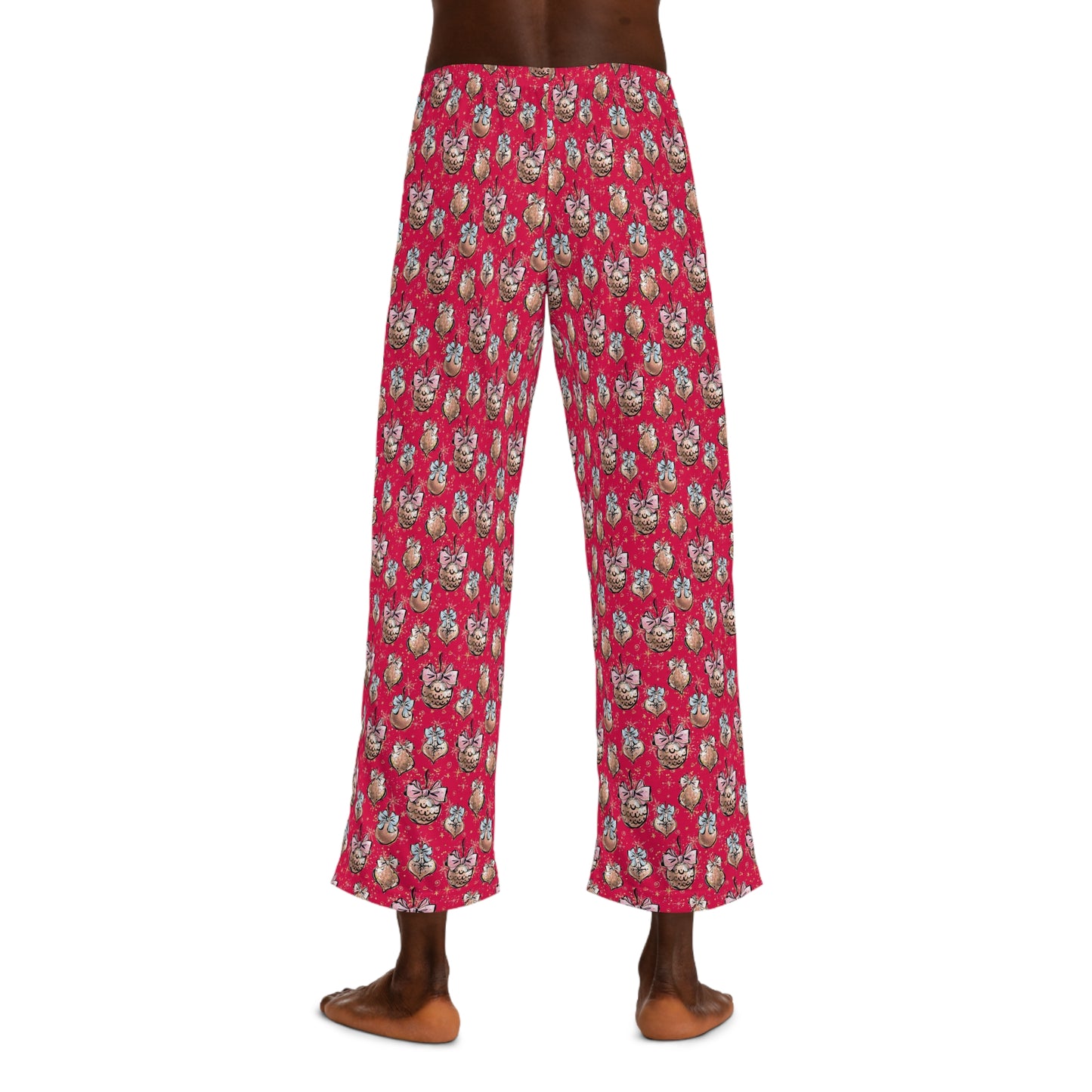 Men's Pajama Pants, Christmas Baubles, Sleepwear Bottoms