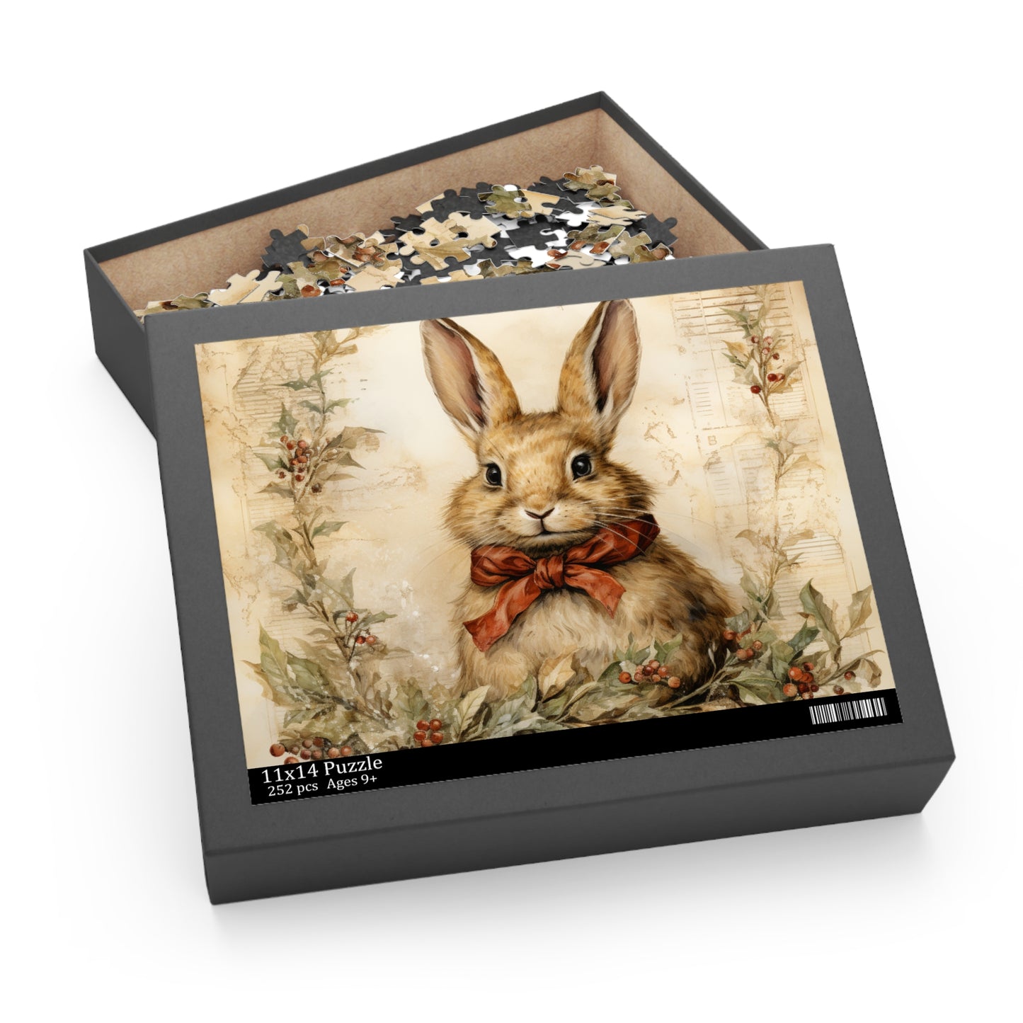 Personalised/Non-Personalised Puzzle, Rabbit (120, 252, 500-Piece)