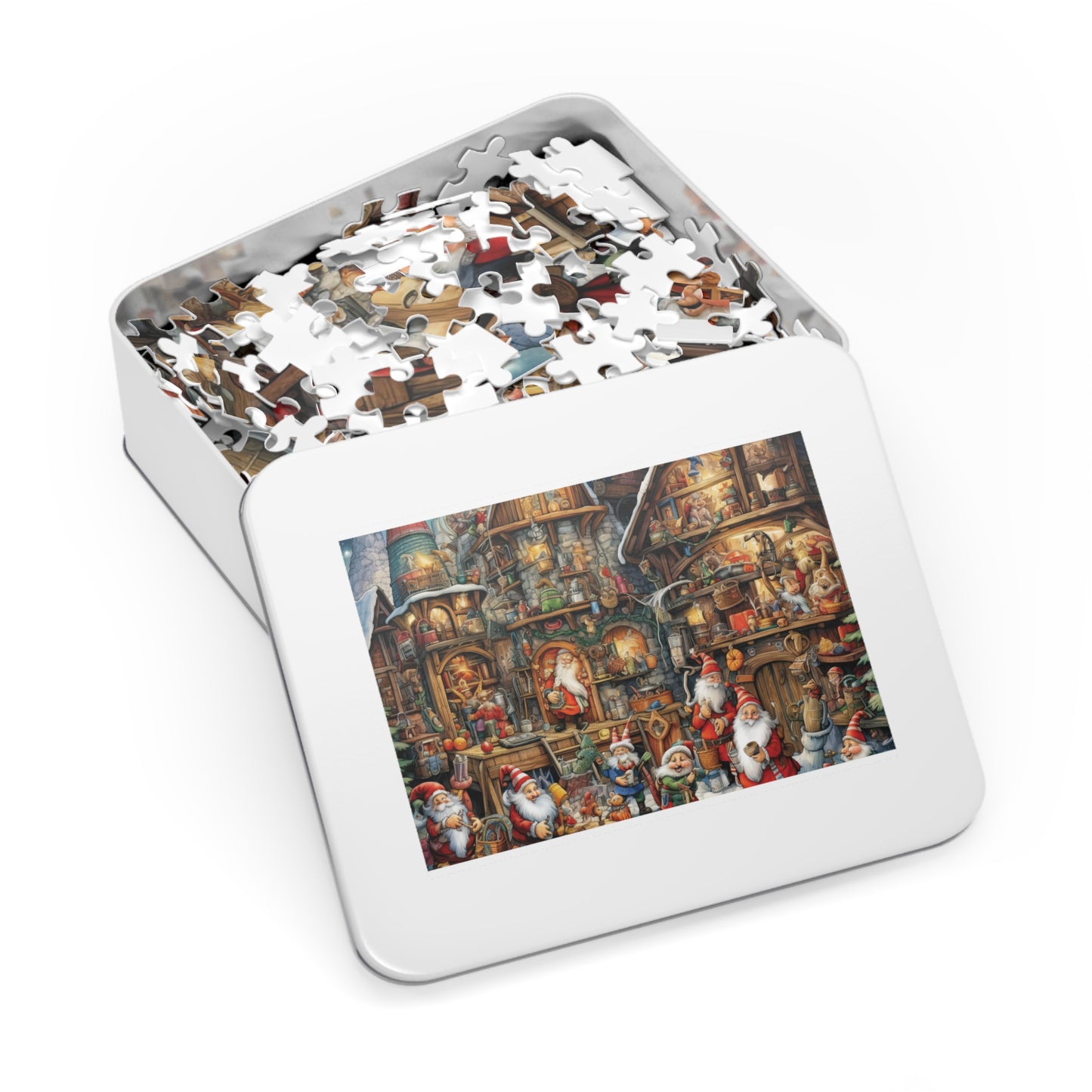 Jigsaw Puzzle, Santa's Workshop, Personalised/Non-Personalised (30, 110, 252, 500,1000-Piece)