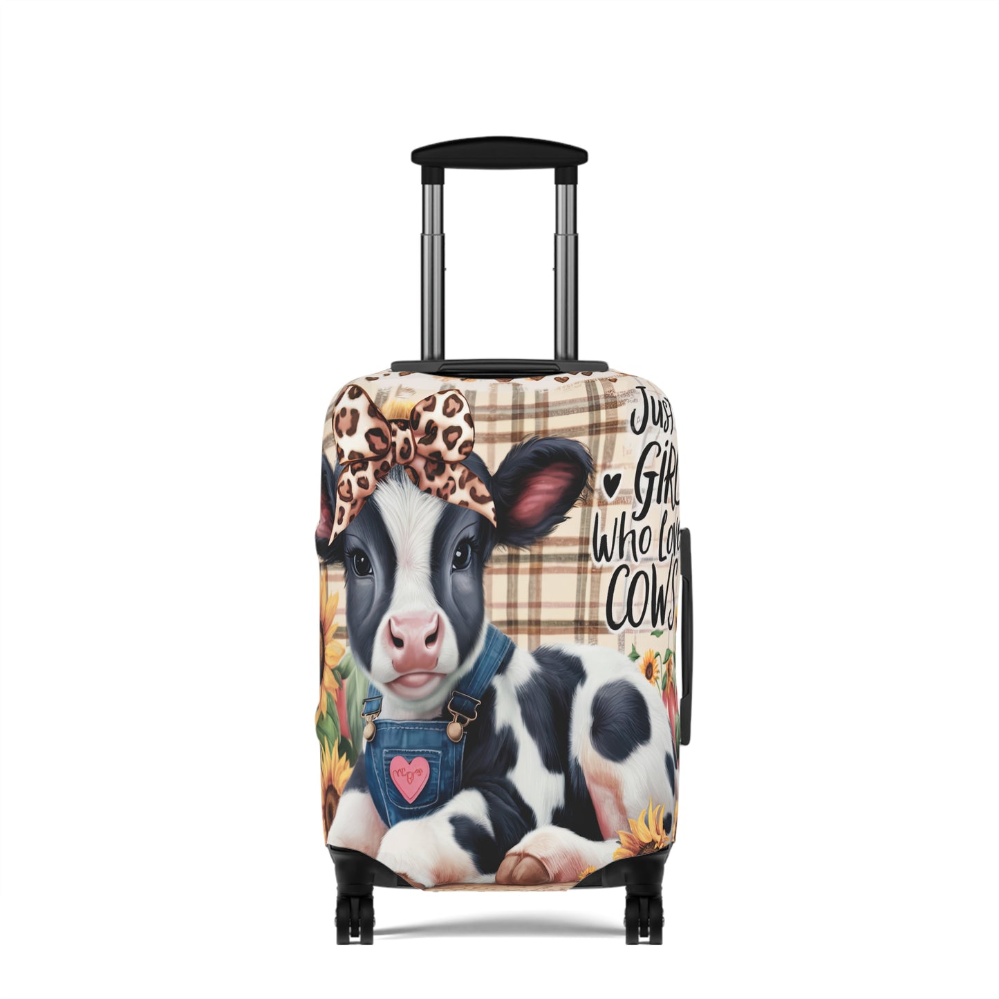 Luggage Cover, Just a Girl who Loves Cows, awd-3091