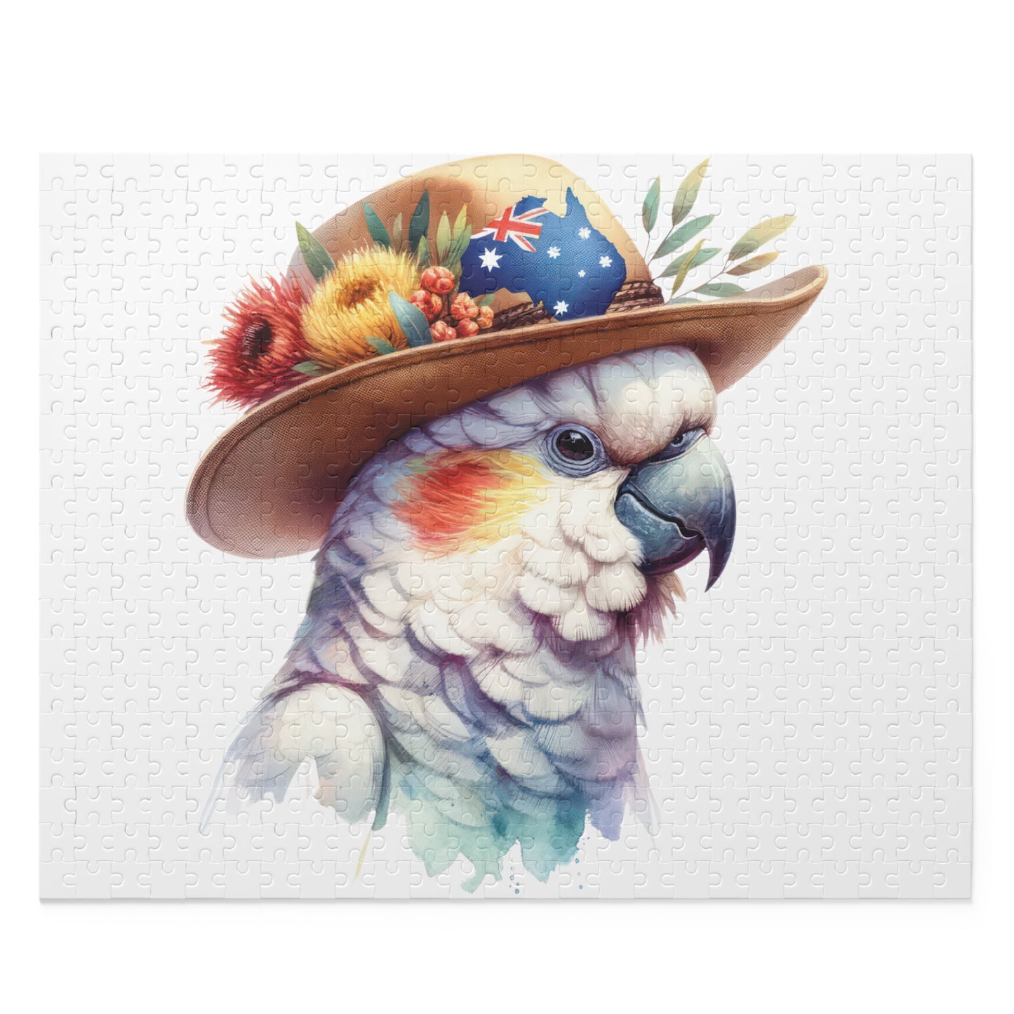 Personalised/Non-Personalised Puzzle, Cockatoo (120, 252, 500-Piece)