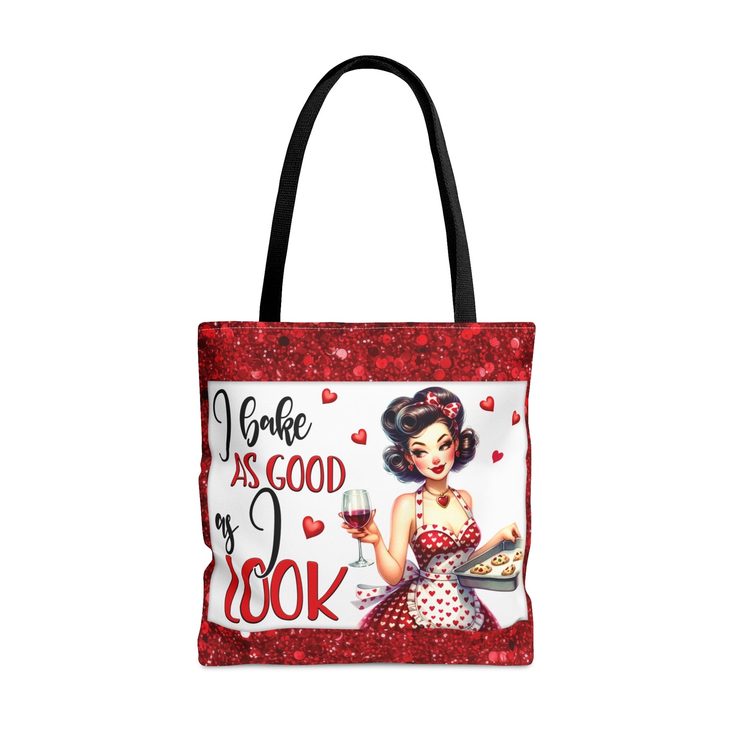 Tote Bag, Retro, I Bake as Good as I Look