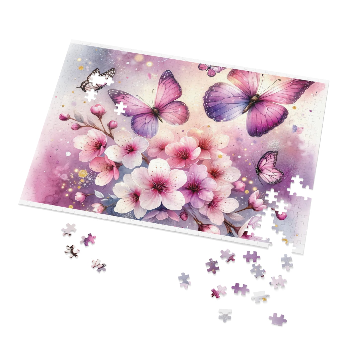 Jigsaw Puzzle, Butterfly, Personalised/Non-Personalised (30, 110, 252, 500,1000-Piece)