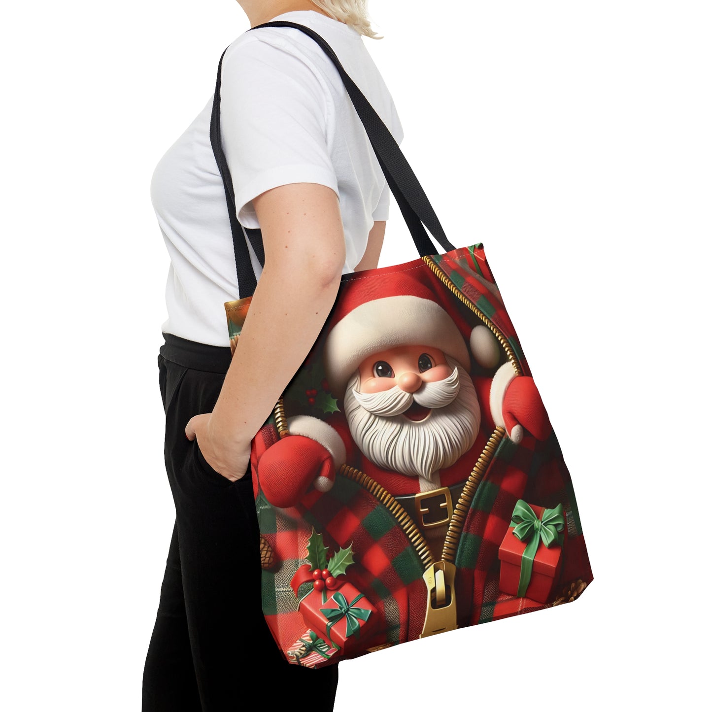 Tote Bag, Christmas, Santa, Personalised/Non-Personalised Tote bag