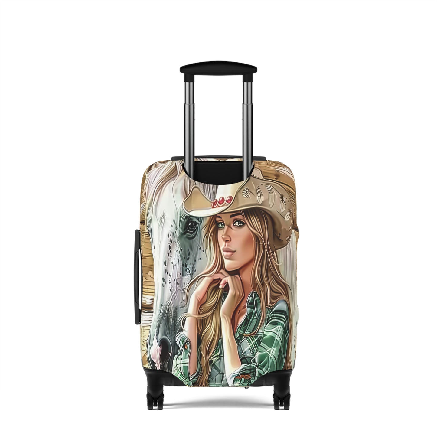 Luggage Cover, Just a Girl who Loves Horses, awd-3099