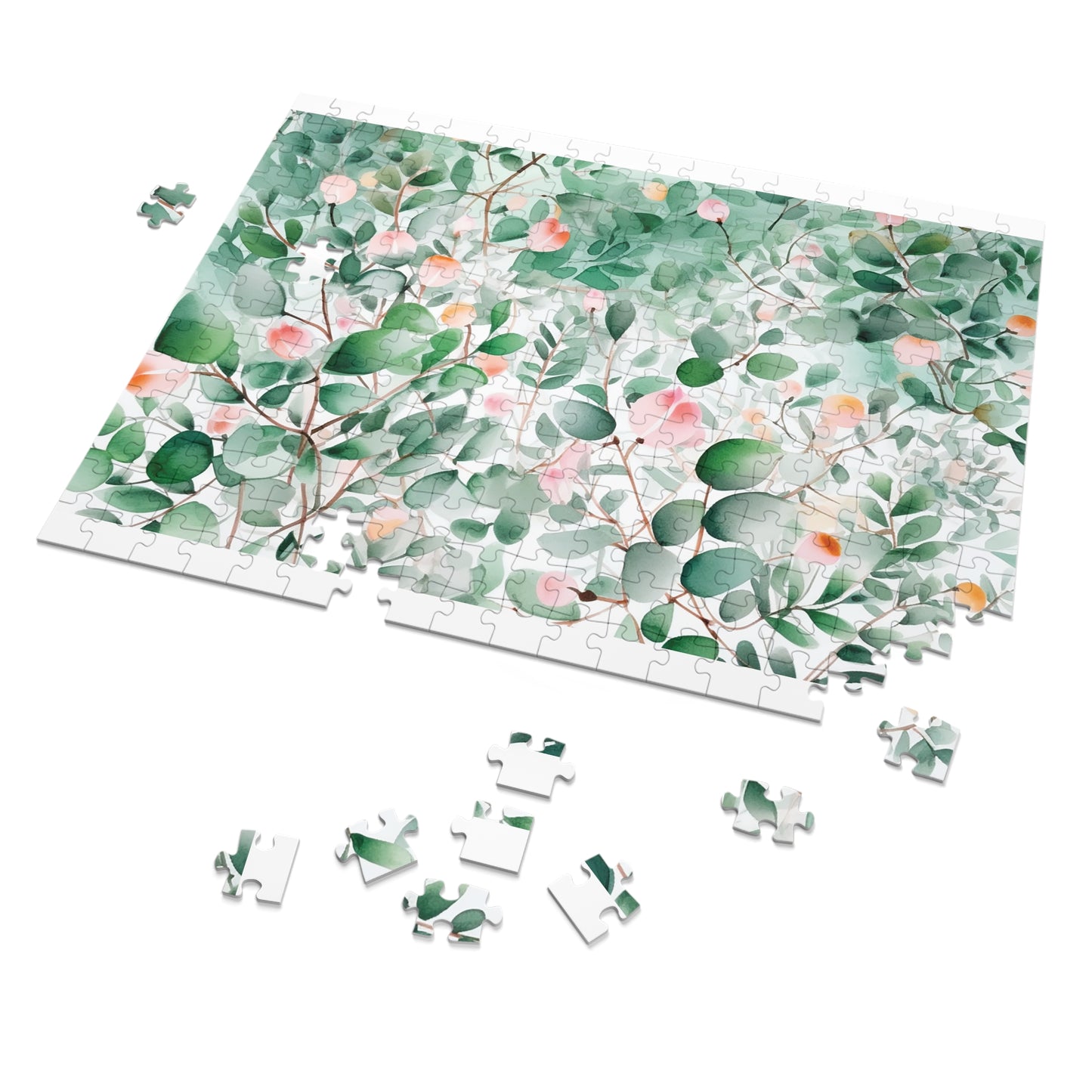 Jigsaw Puzzle, Eucalyptus Leaves, Personalised/Non-Personalised (30, 110, 252, 500,1000-Piece)