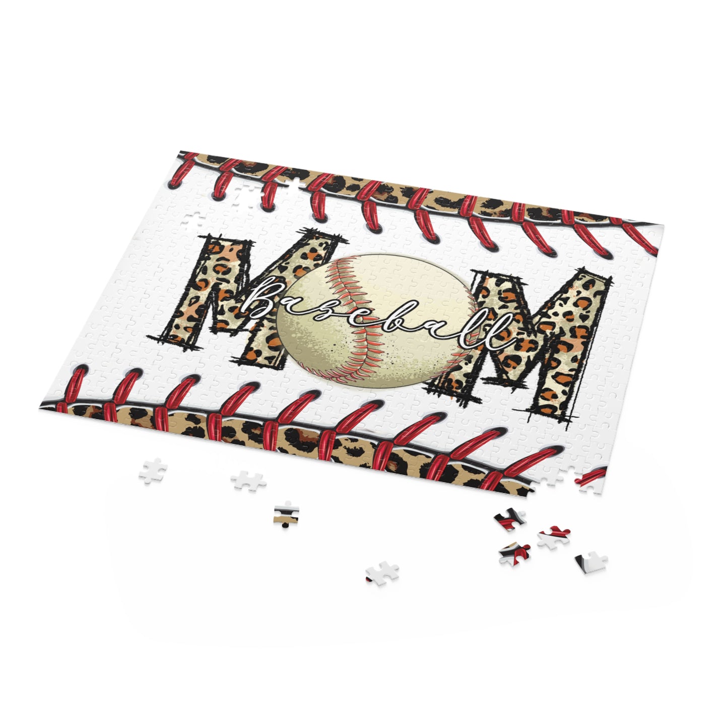 Puzzle, Baseball Mom, Personalised/Non-Personalised (120, 252, 500-Piece), awd-608