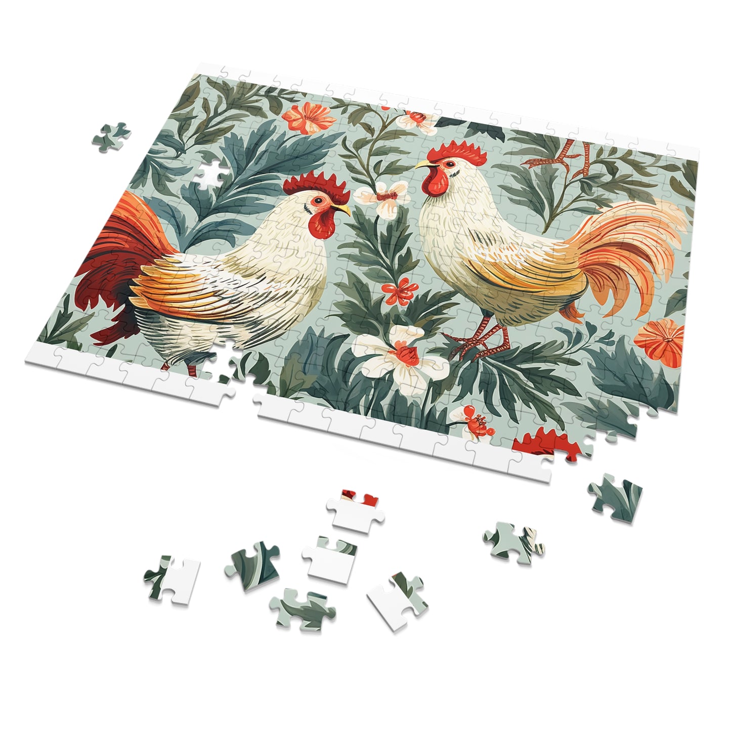 Jigsaw Puzzle, Chicken/Rooster, Personalised/Non-Personalised (30, 110, 252, 500,1000-Piece)