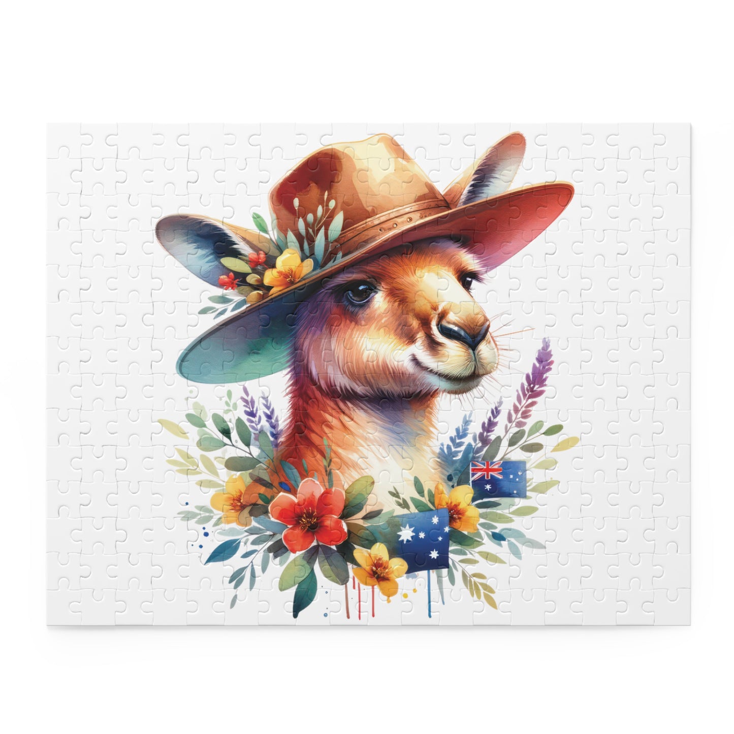 Personalised/Non-Personalised Puzzle, Kangaroo (120, 252, 500-Piece)