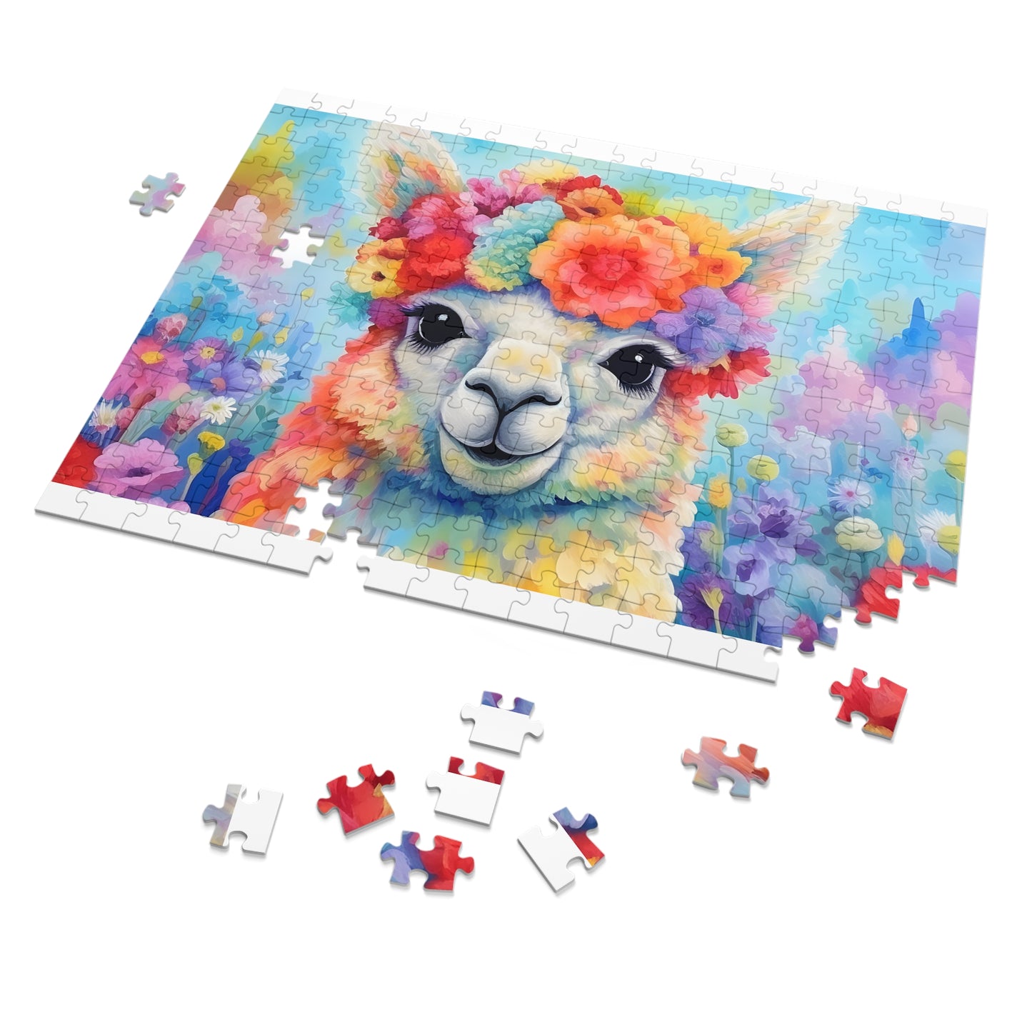 Jigsaw Puzzle, Llama, Personalised/Non-Personalised (30, 110, 252, 500,1000-Piece)