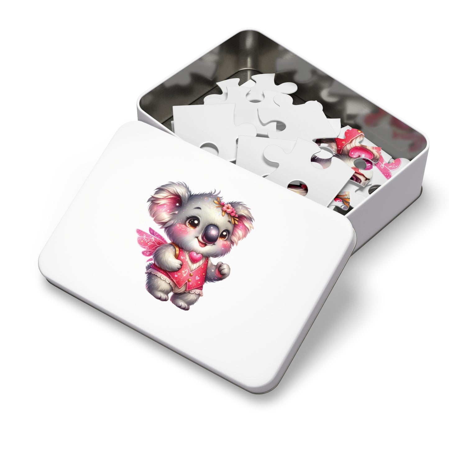 Jigsaw Puzzle in Tin, Australian Animals, Koala, Fairy, Personalised/Non-Personalised, awd-1326 (30, 110, 252, 500,1000-Piece)