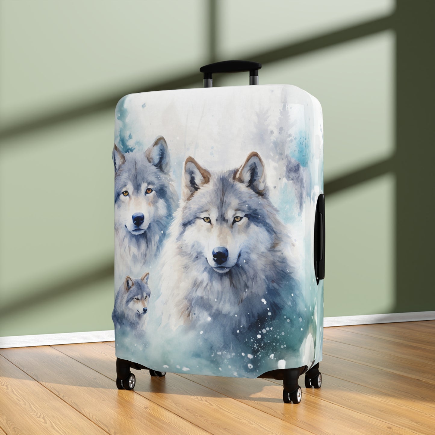 Luggage Cover, Wolves, awd-566