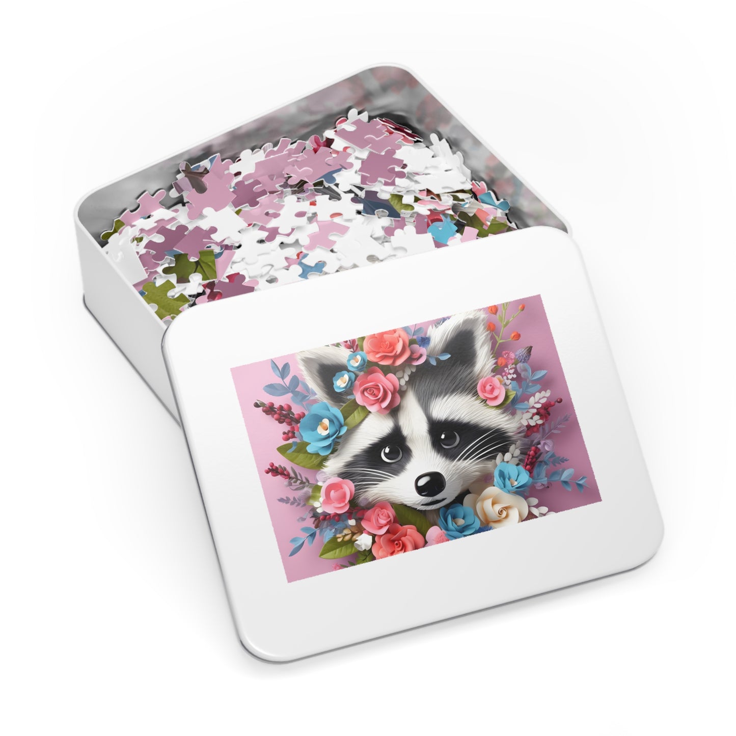 Jigsaw Puzzle, Racoon, Personalised/Non-Personalised (30, 110, 252, 500,1000-Piece)