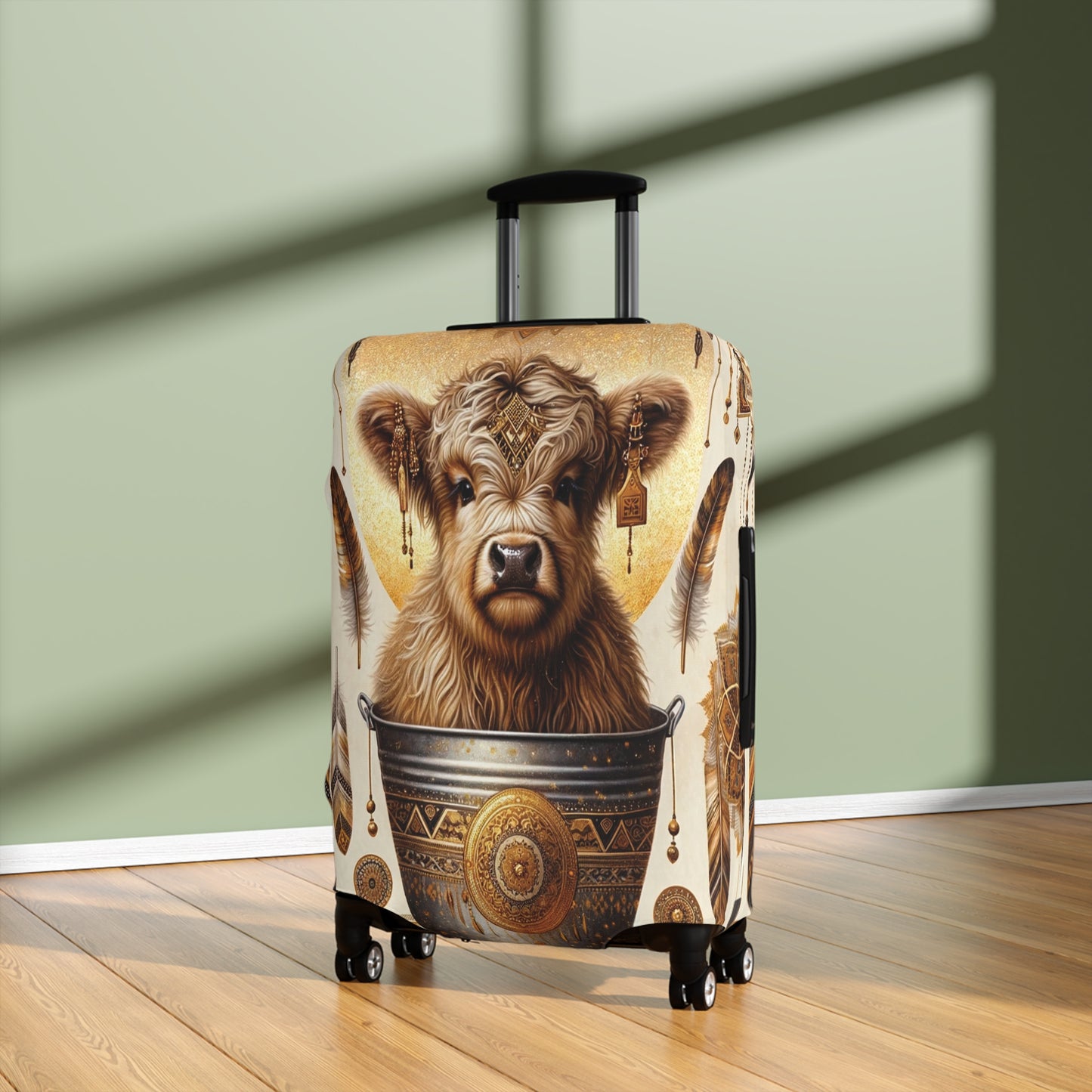 Luggage Cover, Highland Cow, awd-705