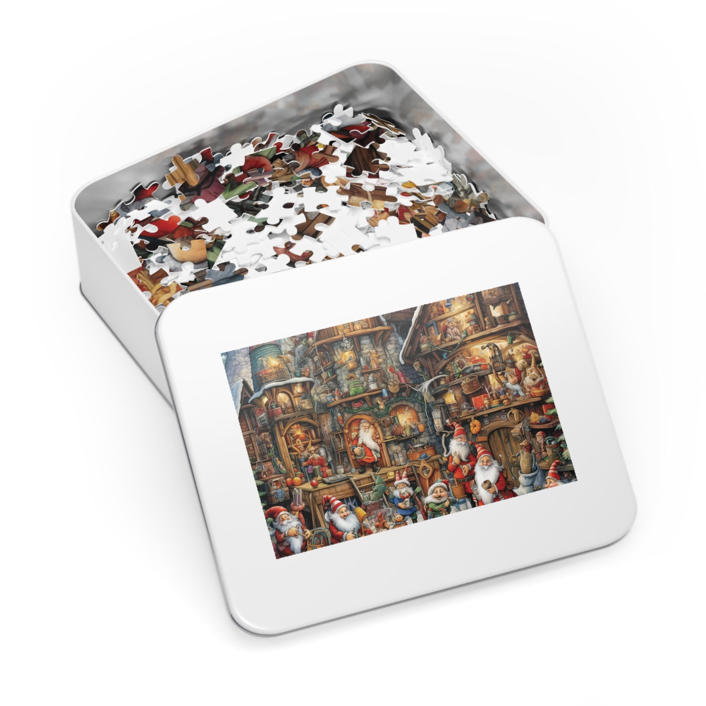 Jigsaw Puzzle, Santa's Workshop, Personalised/Non-Personalised (30, 110, 252, 500,1000-Piece)