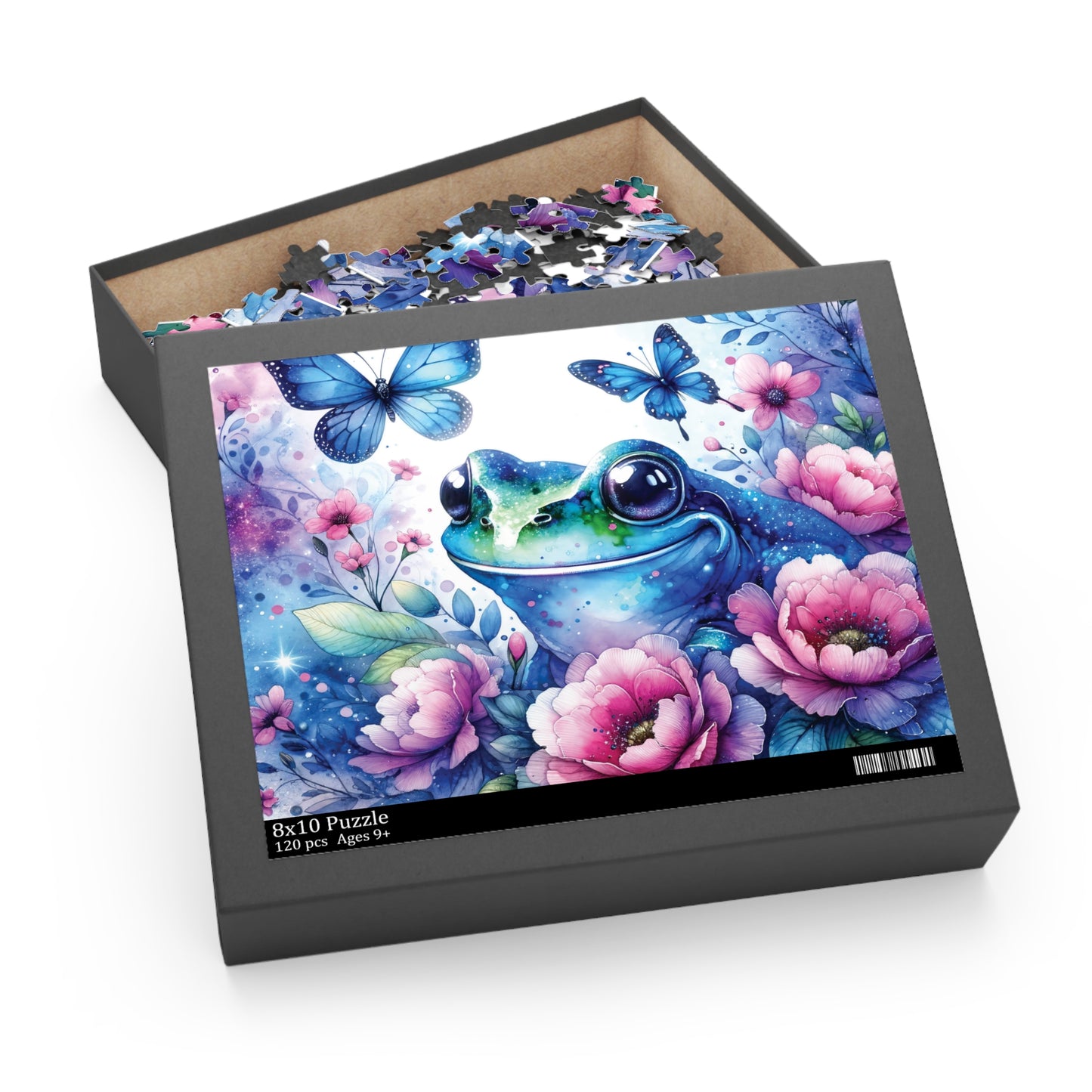 Personalised/Non-Personalised Puzzle, Frog (120, 252, 500-Piece)