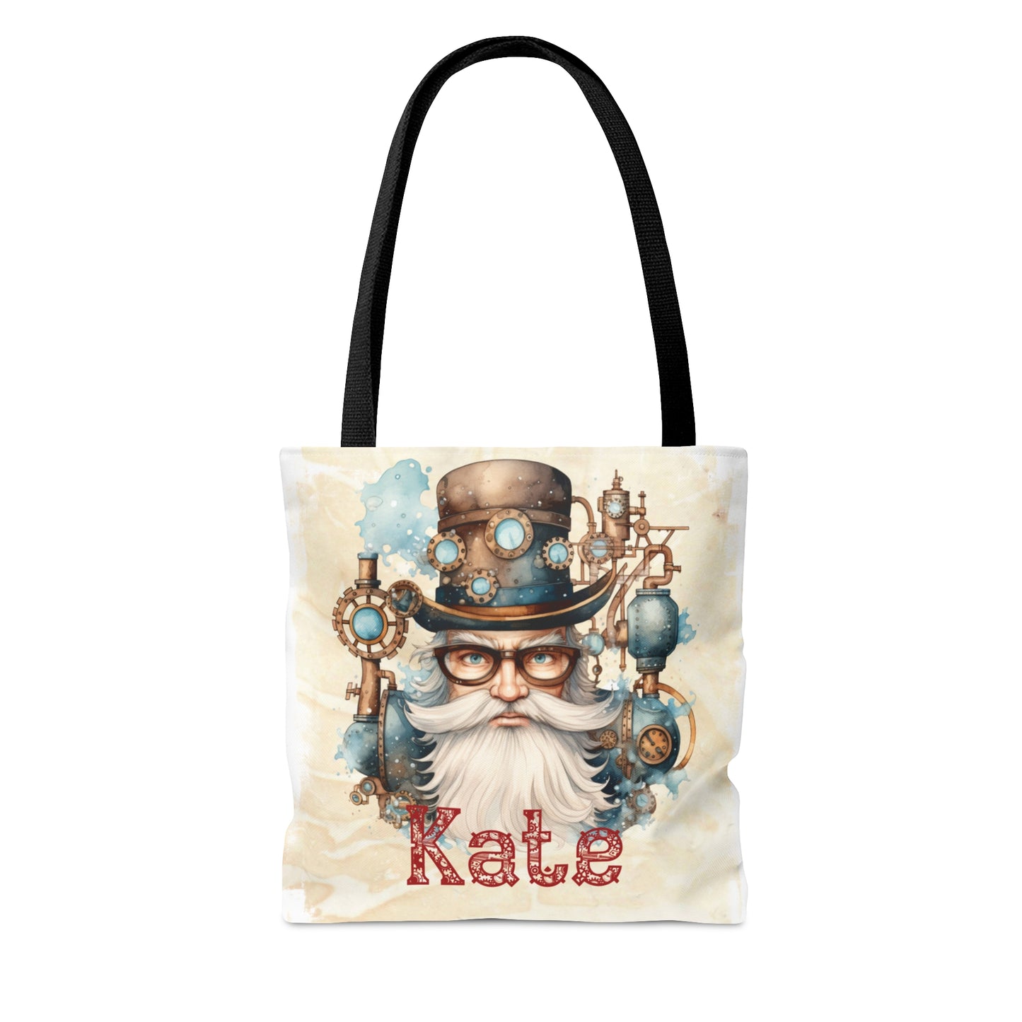 Steampunk Personalised Tote Bag, Steampunk Christmas bag, Christmas Tote Bag, Personalised/Non-Personalised