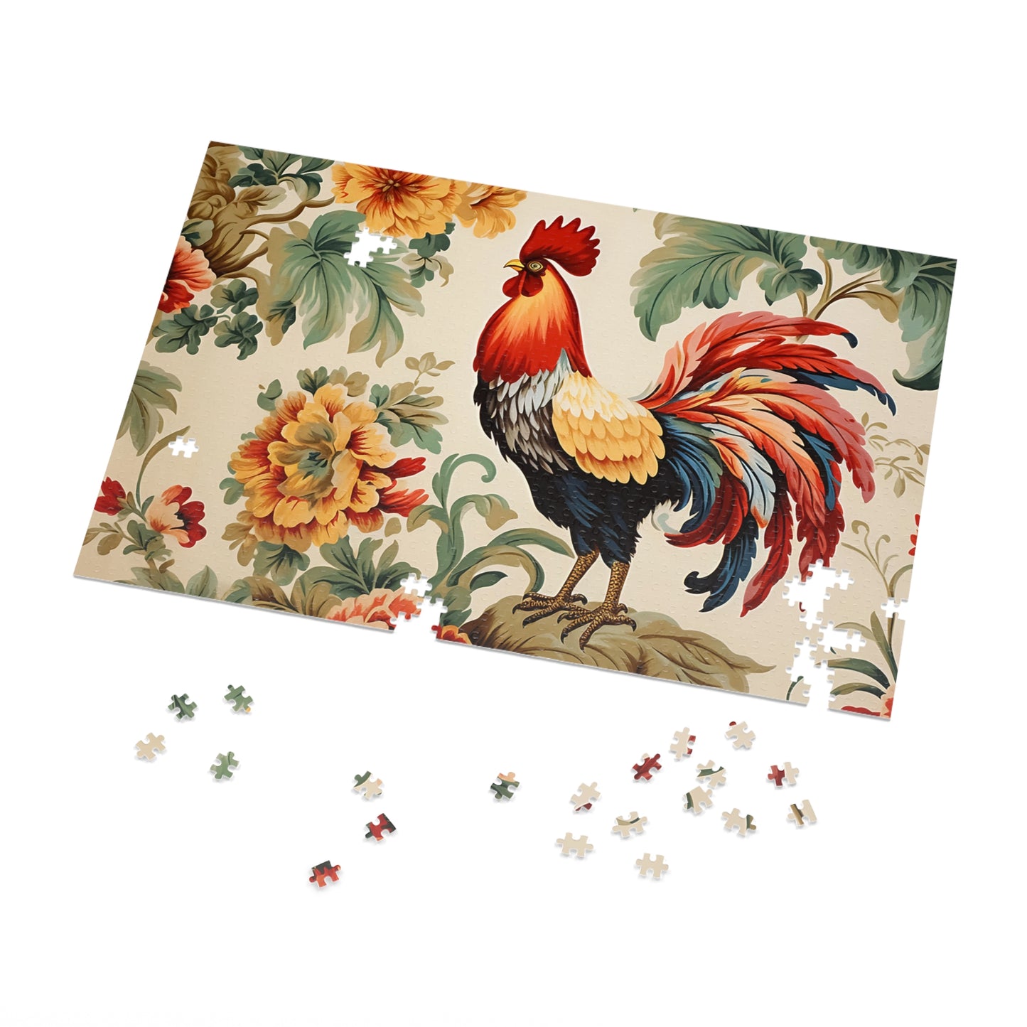 Jigsaw Puzzle, Chicken/Rooster, Personalised/Non-Personalised (30, 110, 252, 500,1000-Piece)