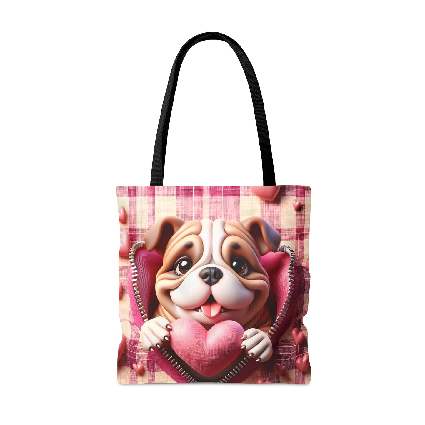 Tote Bag, Cute Dog, Personalised/Non-Personalised Tote bag