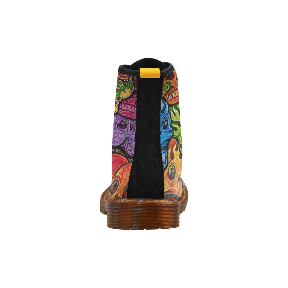 Martin Boots For Women colour skull
