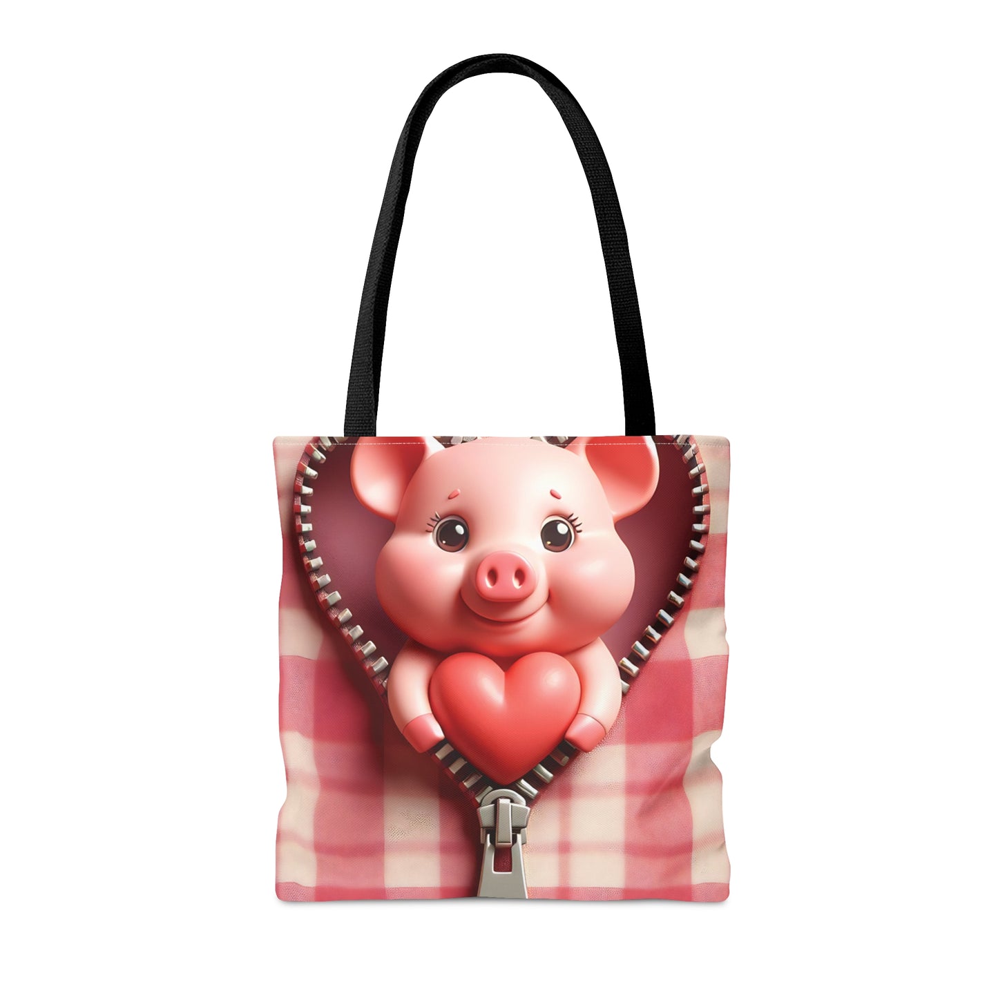 Tote Bag, Pig, Personalised/Non-Personalised Tote bag