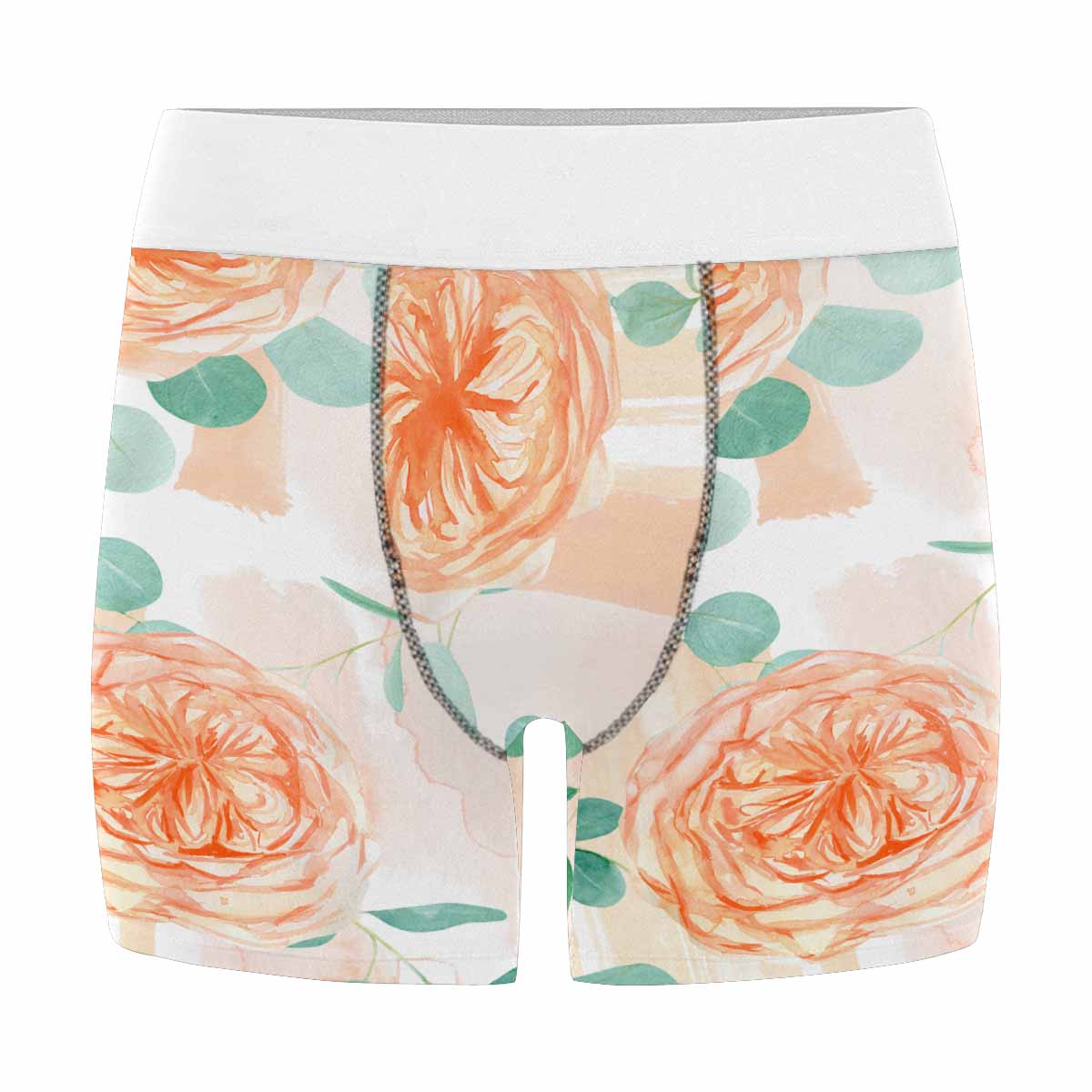 Rose Eucalyptus Men's All Over Print Boxer Briefs (Made In AUS)