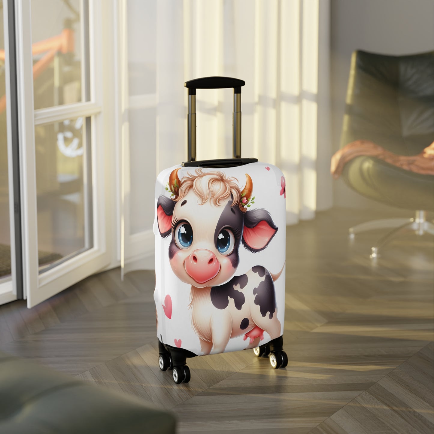 Luggage Cover, Cow, awd-1622