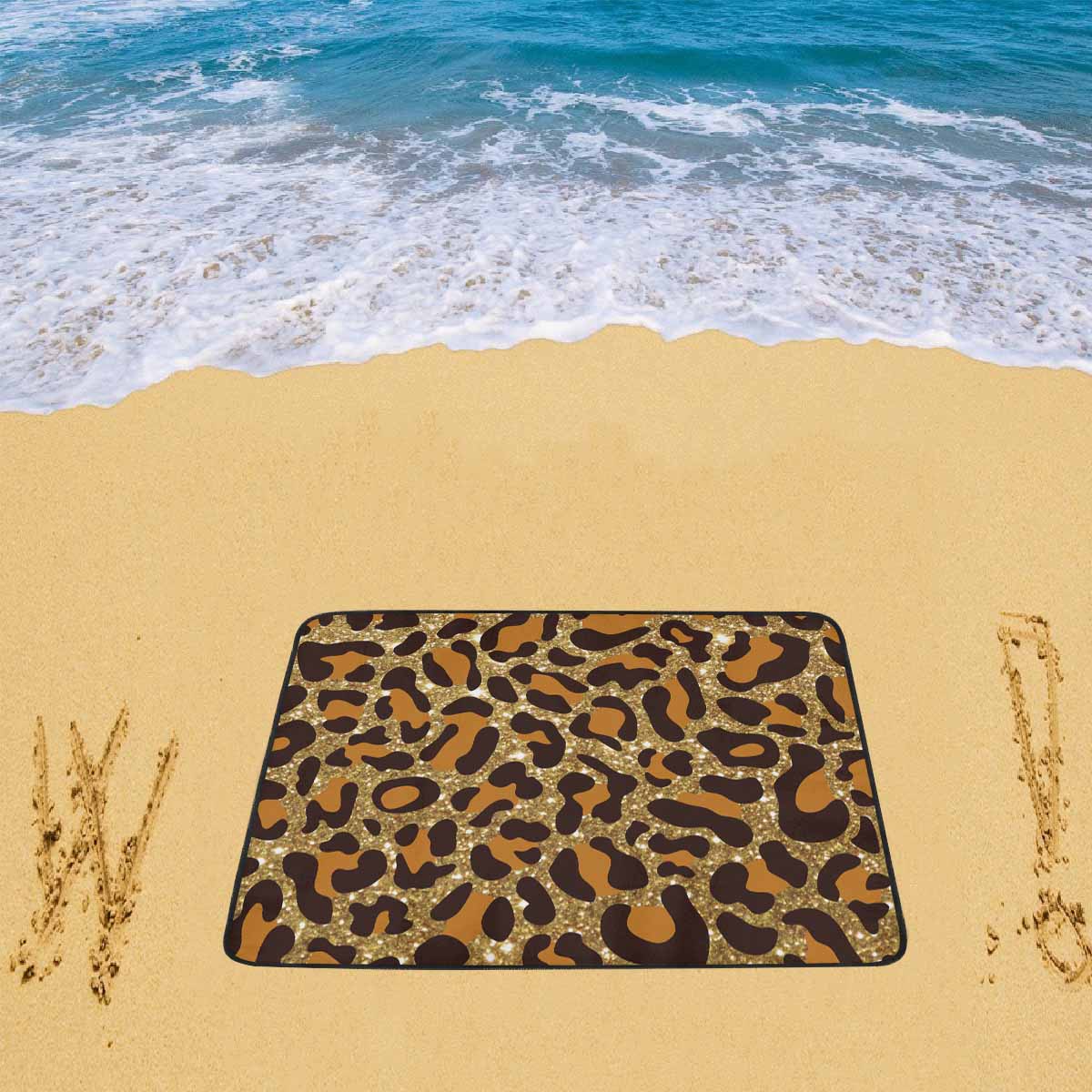 Animal print 5  Beach Mats 78"x 60"