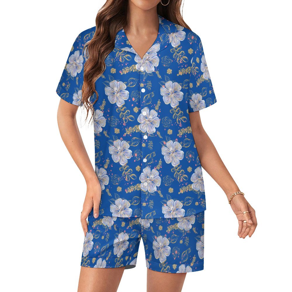 Women's Silk Satin Pajama Set Silk pajama set