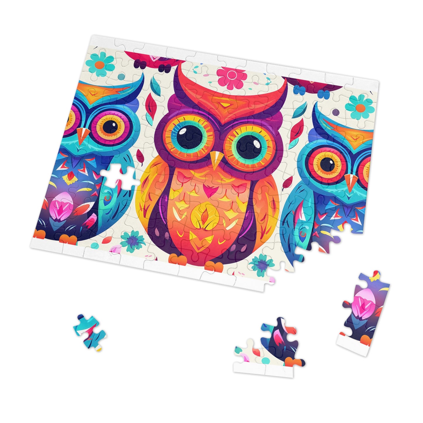 Jigsaw Puzzle, Owl, Personalised/Non-Personalised (30, 110, 252, 500,1000-Piece)