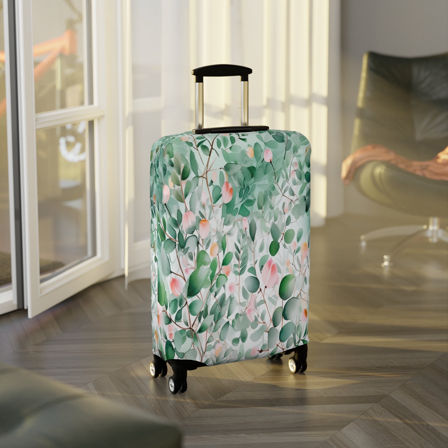 Luggage Cover, Eucalyptus Leaves, awd-345