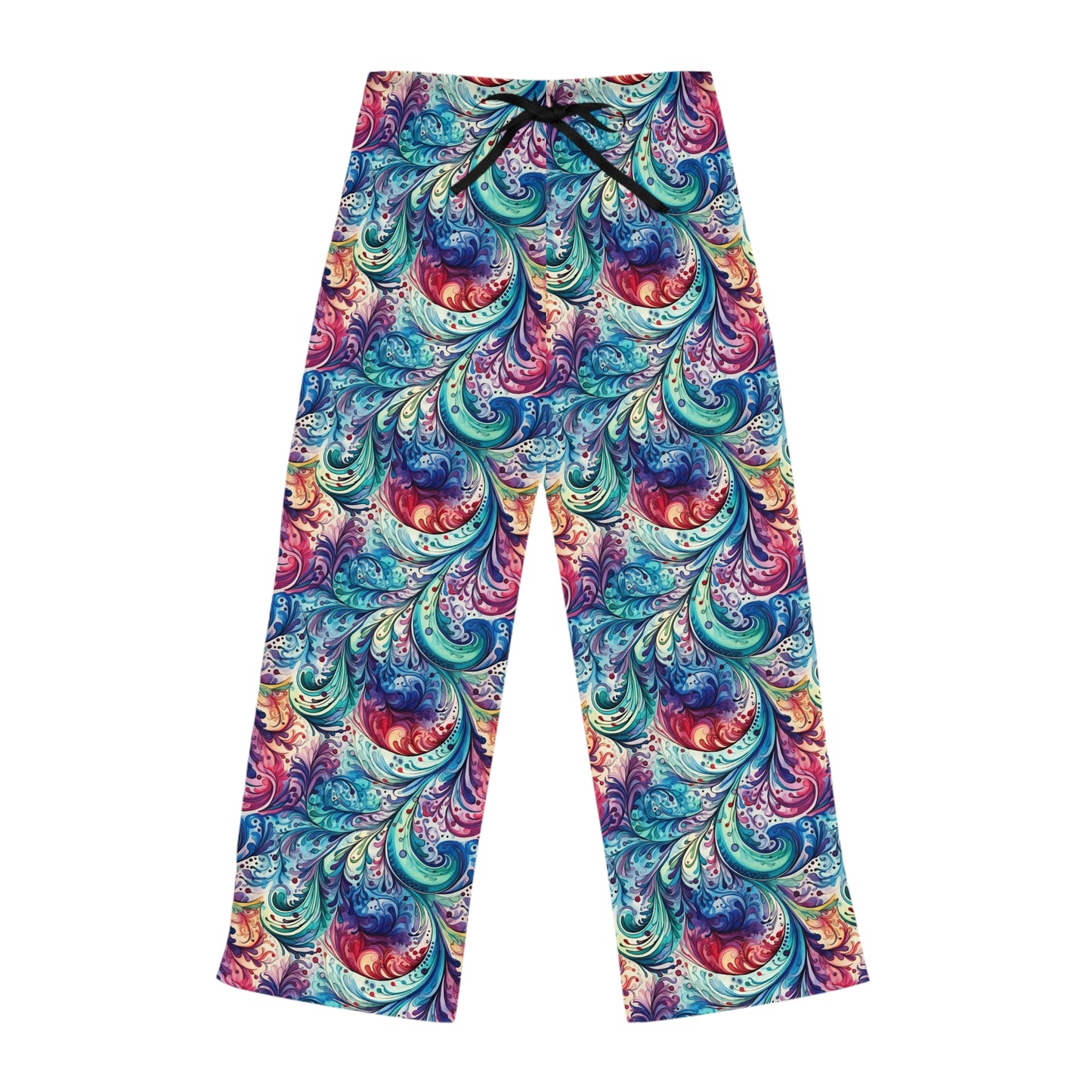 Women's Pyjama Pants, Paisley, Sleepwear Bottoms