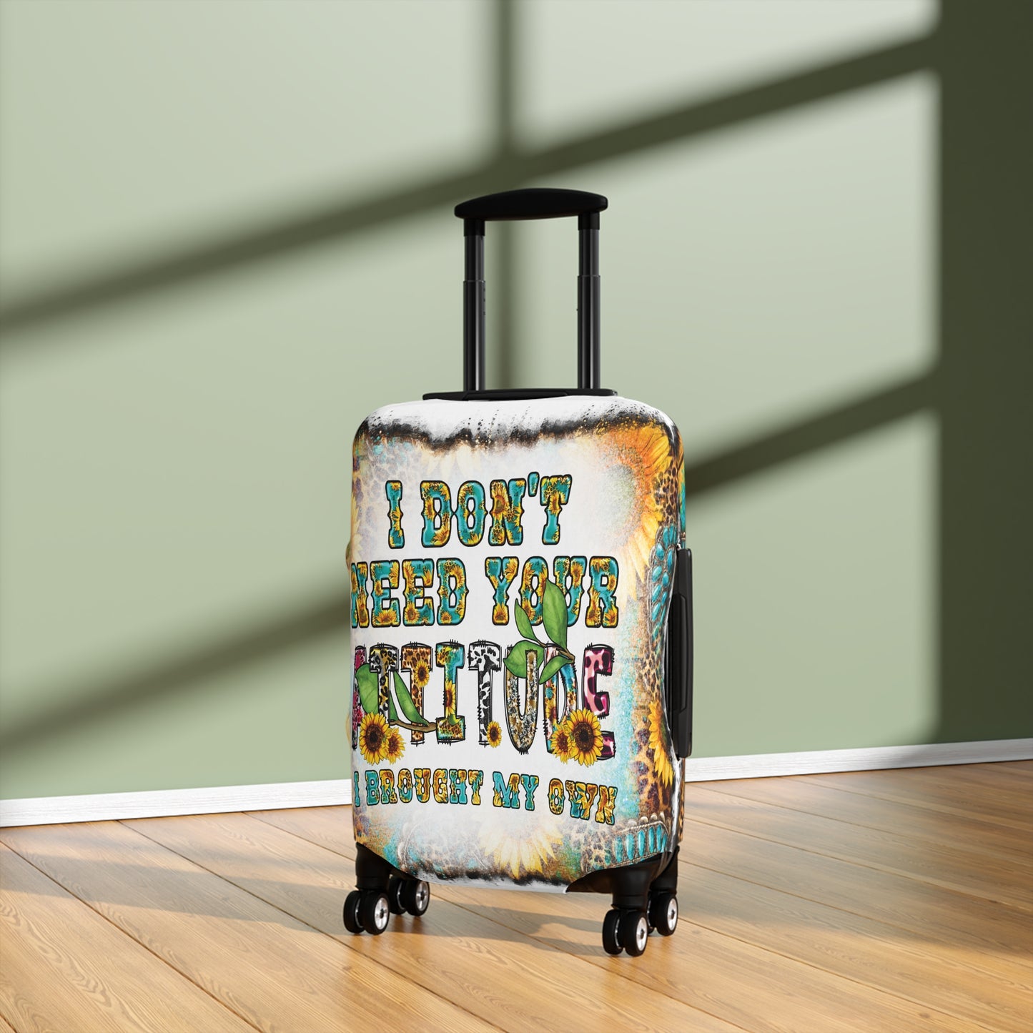 Luggage Cover, Country and Western, I Don't need your Attitude, awd-1033