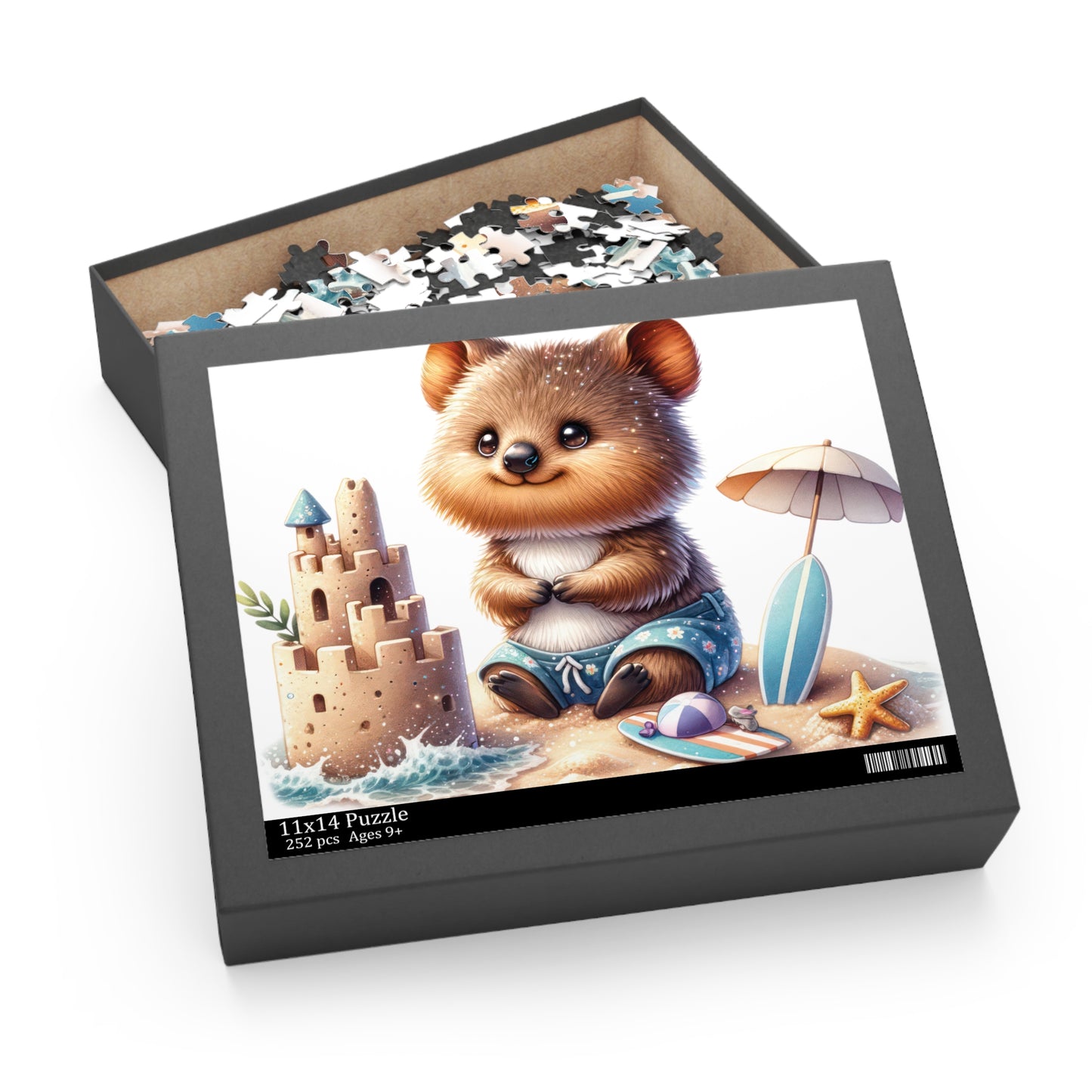 Personalised/Non-Personalised Puzzle, Quokka (120, 252, 500-Piece)