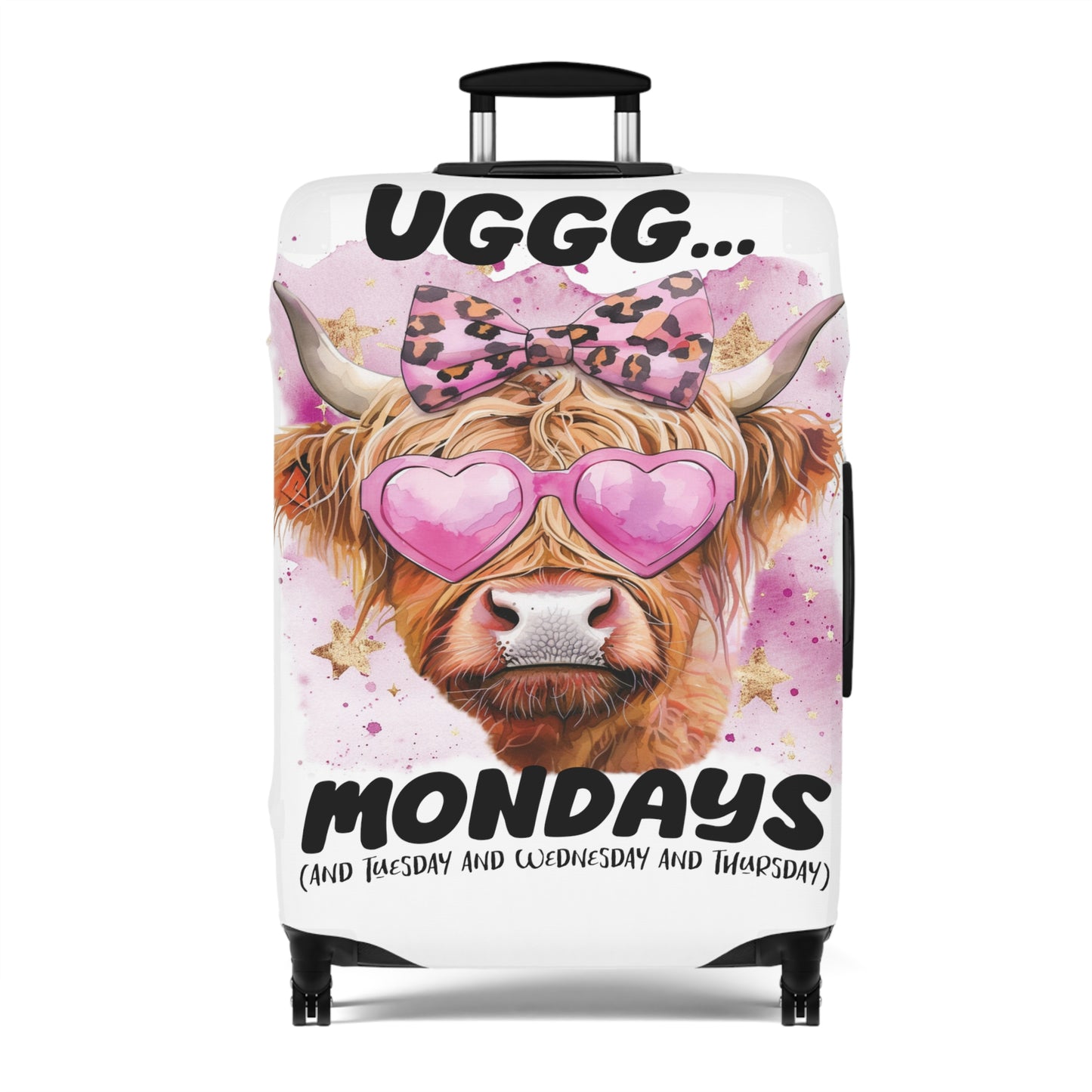 Luggage Cover, Highland Cow, awd-4019