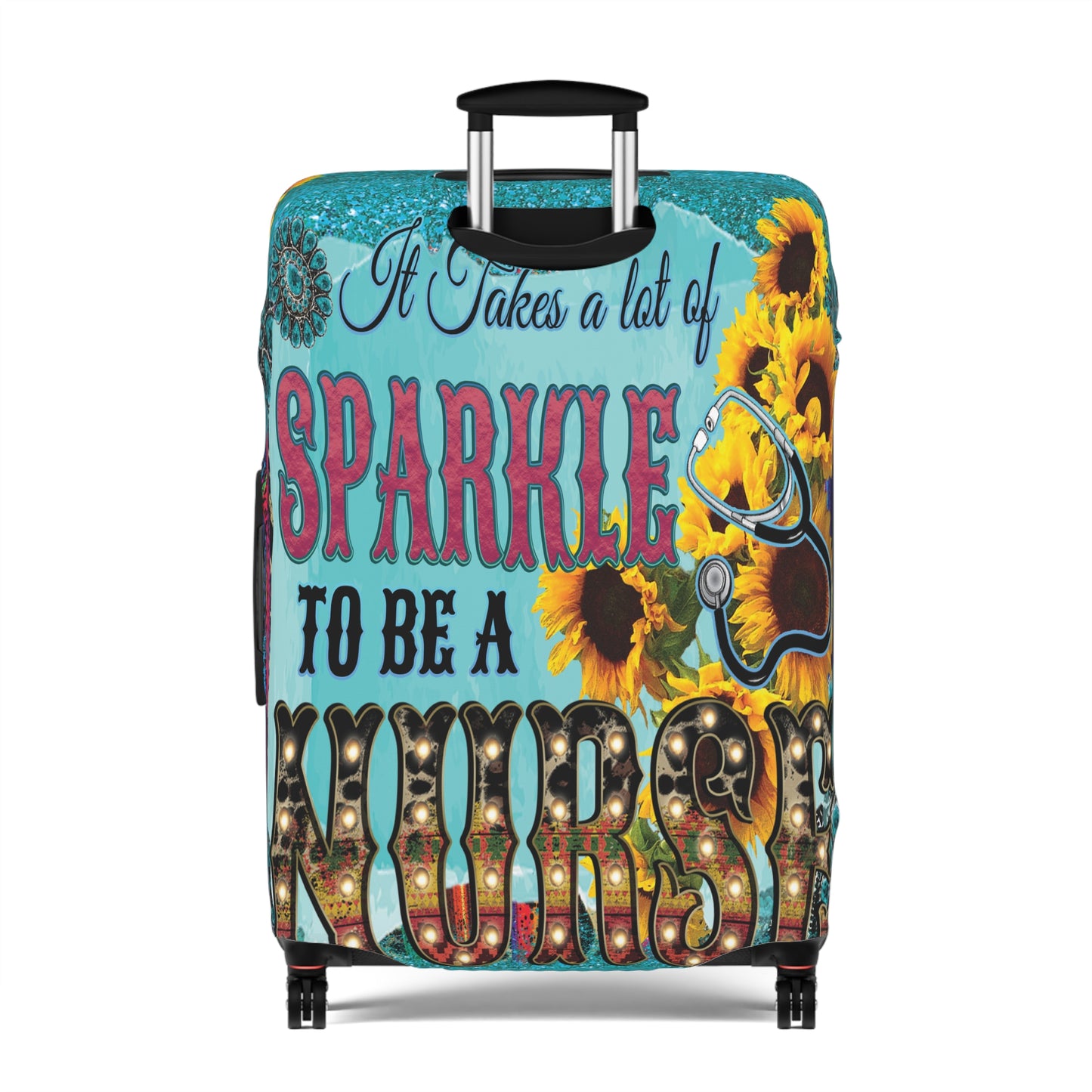 Luggage Cover, It takes a lot of sparkle to be a Nurse, awd-037