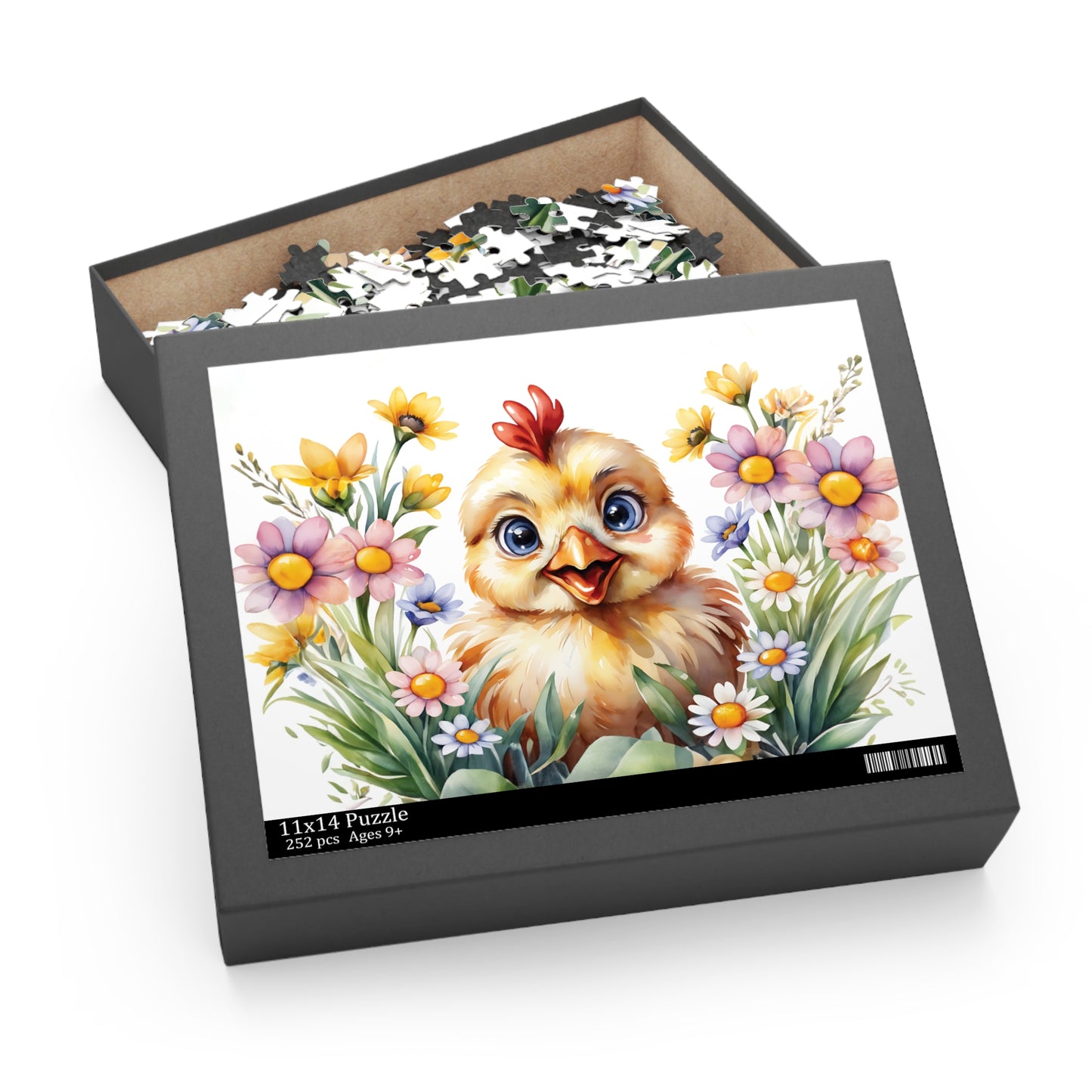 Personalised/Non-Personalised Puzzle, Chicken (120, 252, 500-Piece)