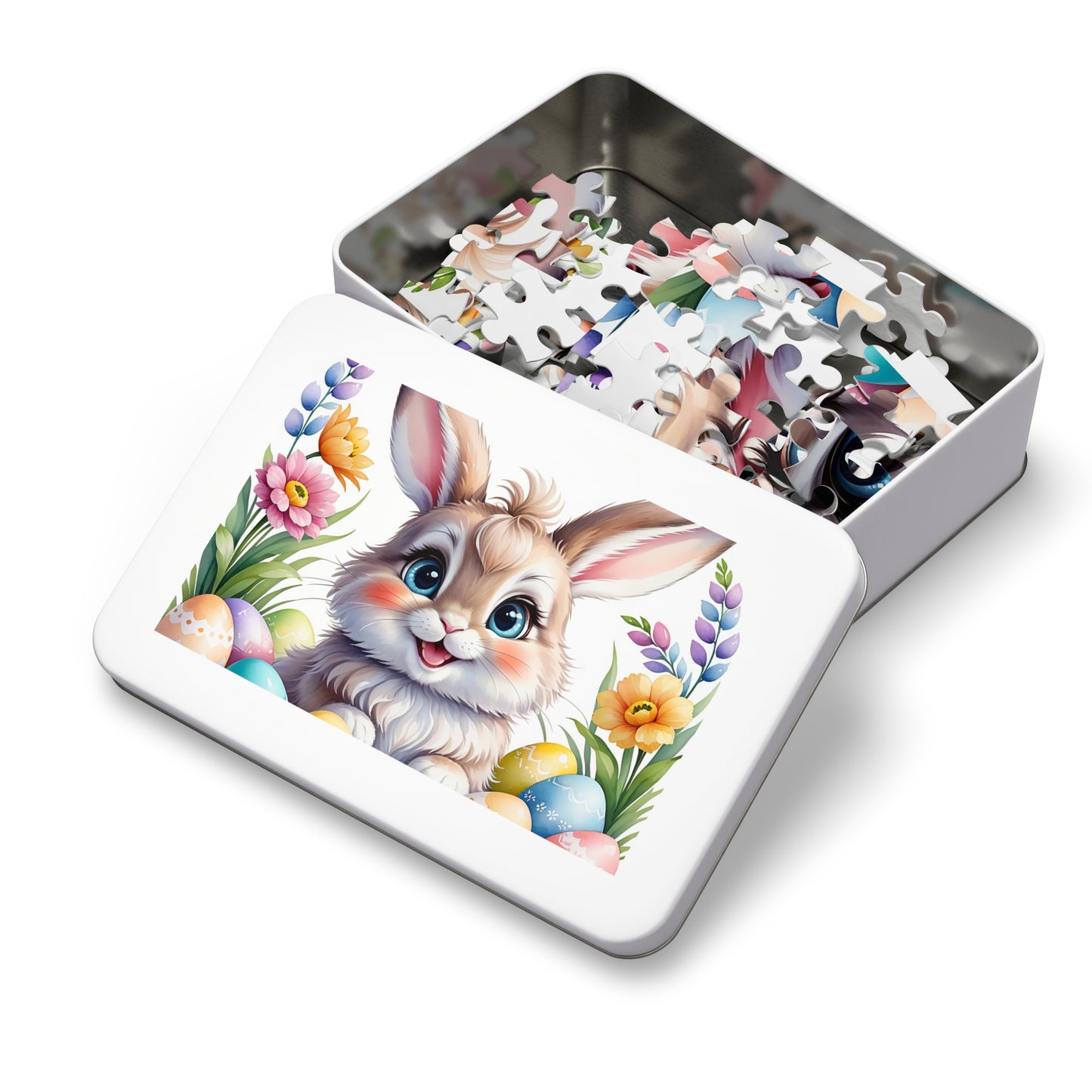 Puzzle, Easter, Rabbit, Personalised/Non-Personalised (30, 110, 252, 500,1000-Piece) awd-653