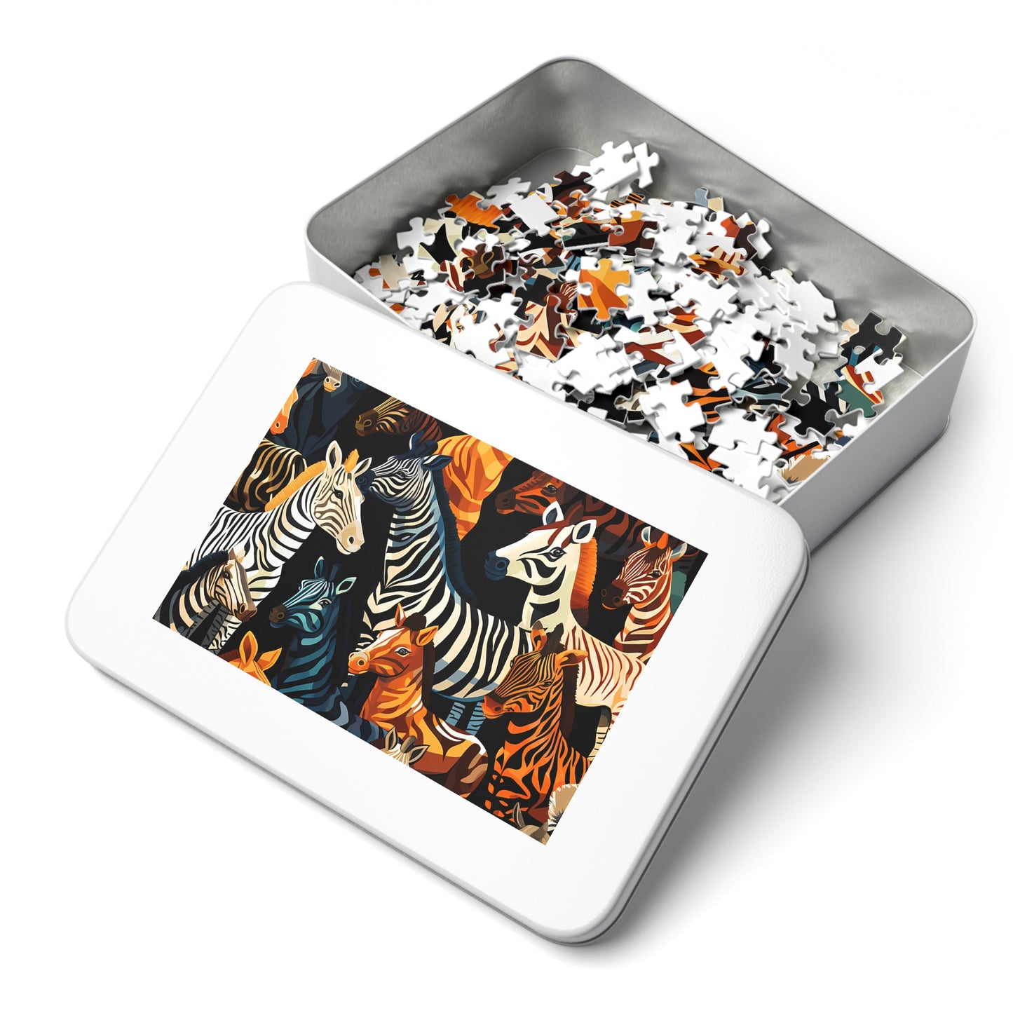 Jigsaw Puzzle, Zebra, Personalised/Non-Personalised (30, 110, 252, 500,1000-Piece)