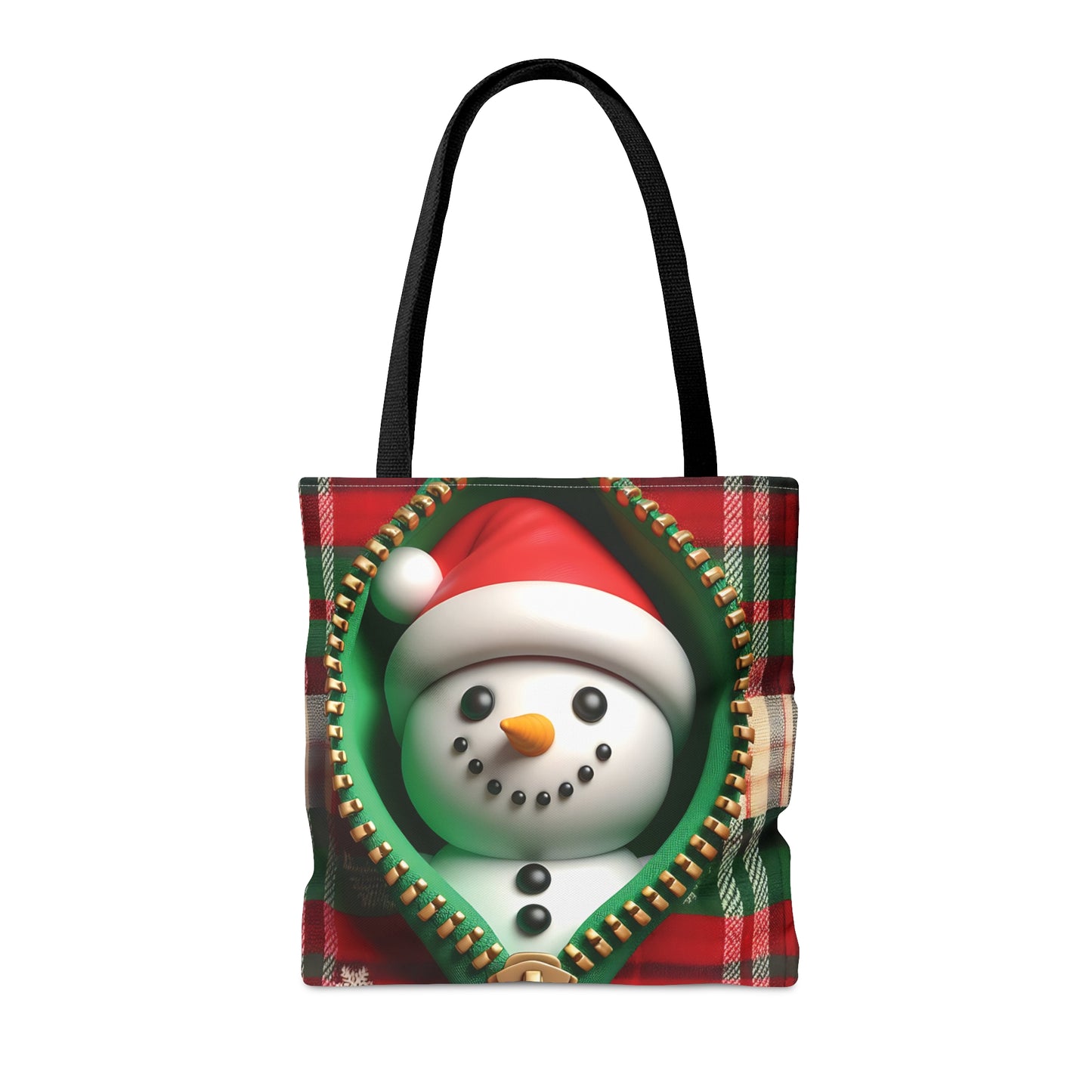 Tote Bag, Christmas, Snowman, Personalised/Non-Personalised Tote bag