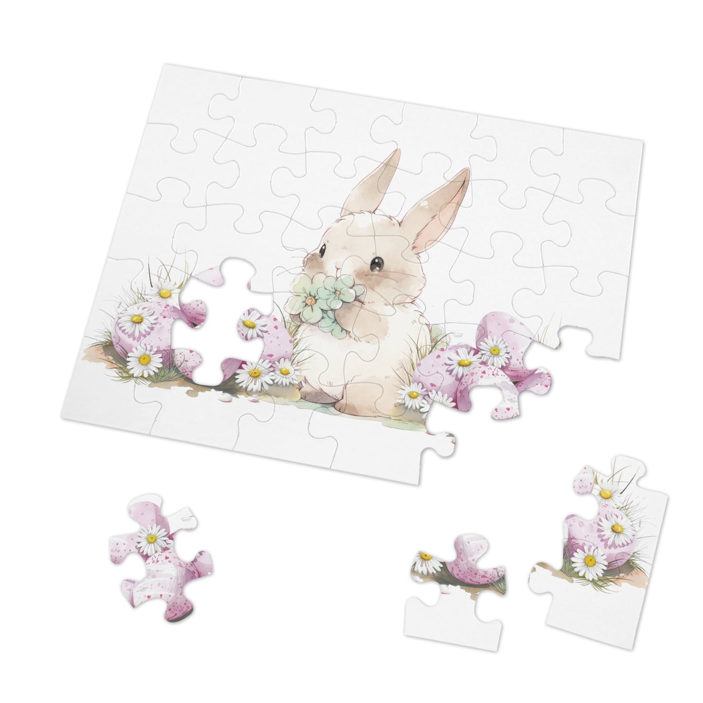 Jigsaw Puzzle, Easter, Easter Rabbit, Personalised/Non-Personalised (30, 110, 252, 500,1000-Piece)