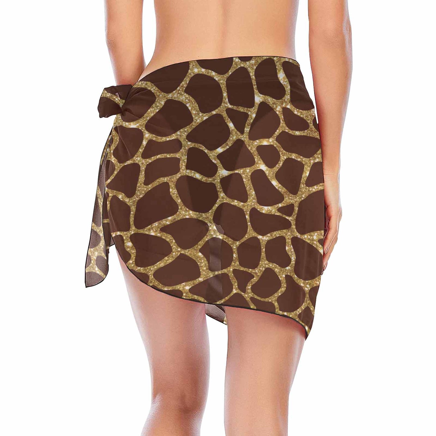 Animal Print 4  Women's Beach Sarong Wrap