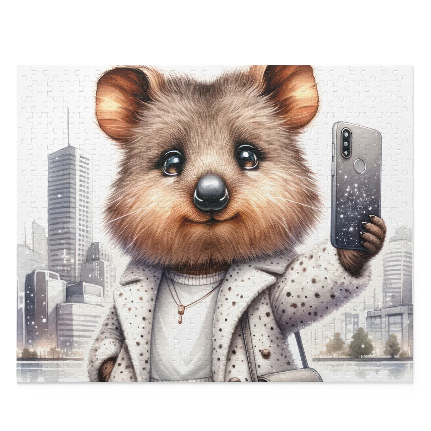 Personalised/Non-Personalised Puzzle, Quokka (120, 252, 500-Piece)