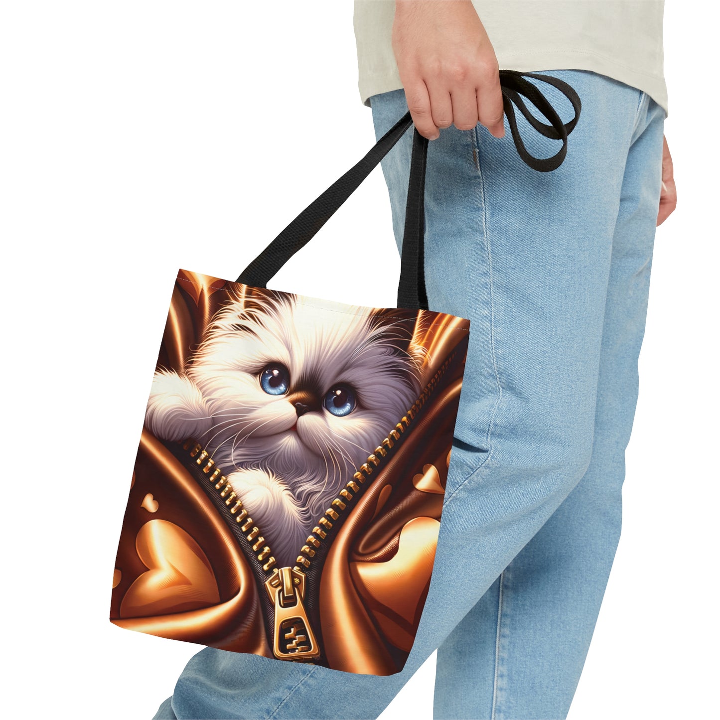 Tote Bag, Cat, Personalised/Non-Personalised Tote bag