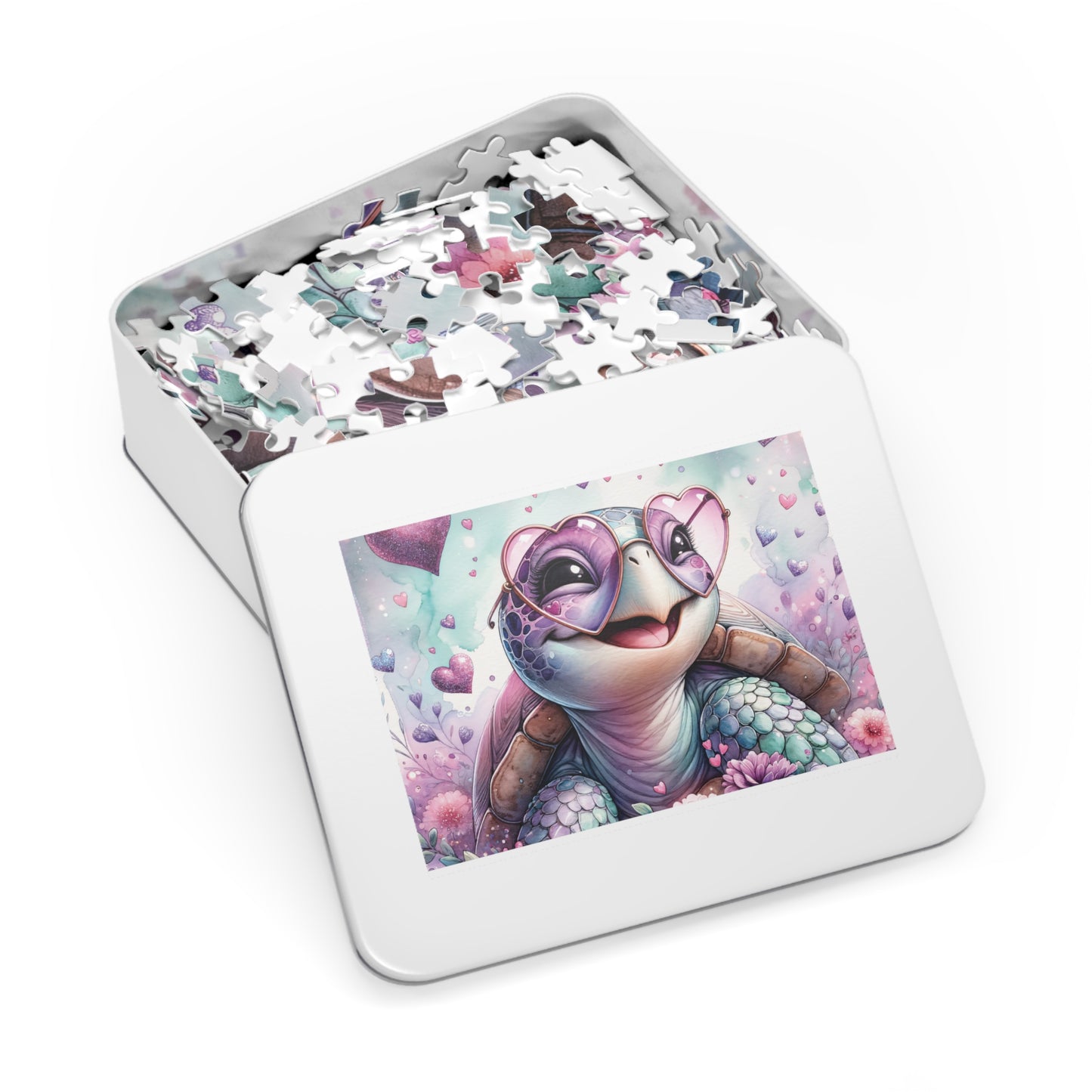 Puzzle, Turtle, Personalised/Non-Personalised (30, 110, 252, 500,1000-Piece) awd-659