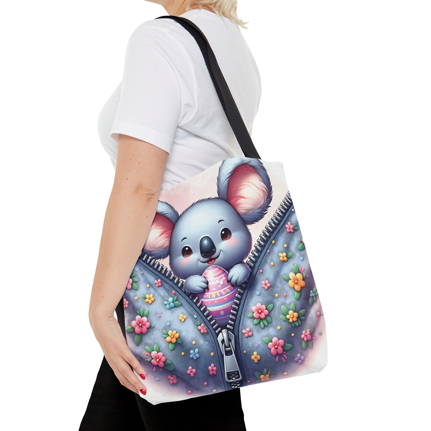 Tote Bag, Easter, Cute Koala, Personalised/Non-Personalised Tote bag