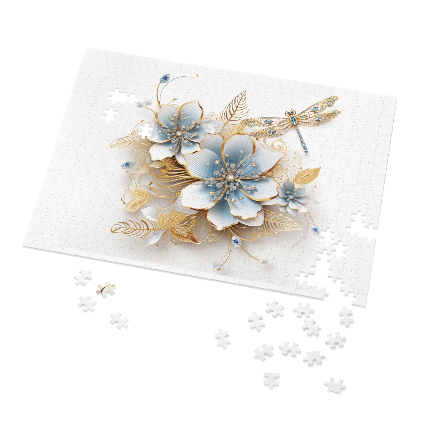 Jigsaw Puzzle, Floral, Personalised/Non-Personalised (30, 110, 252, 500,1000-Piece)