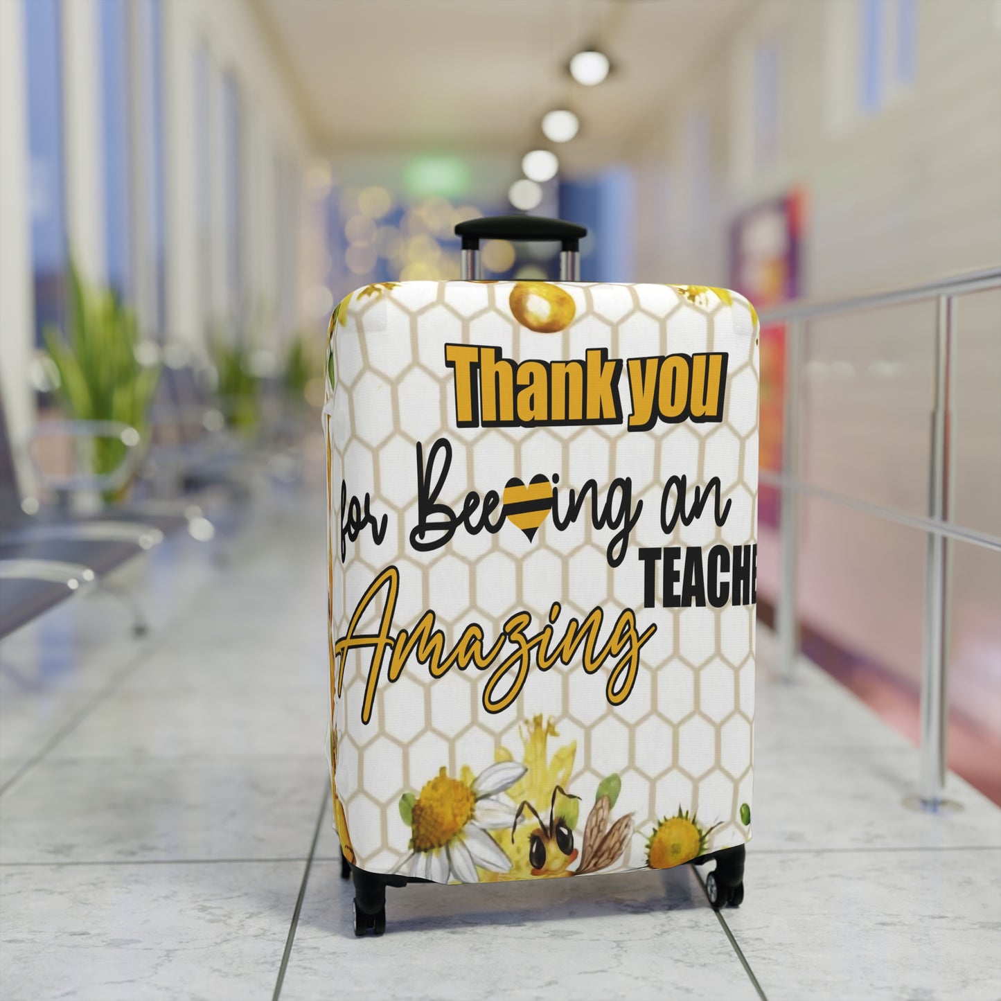 Luggage Cover, Teacher, Thanks for beeing an amazing Teacher, awd-1461